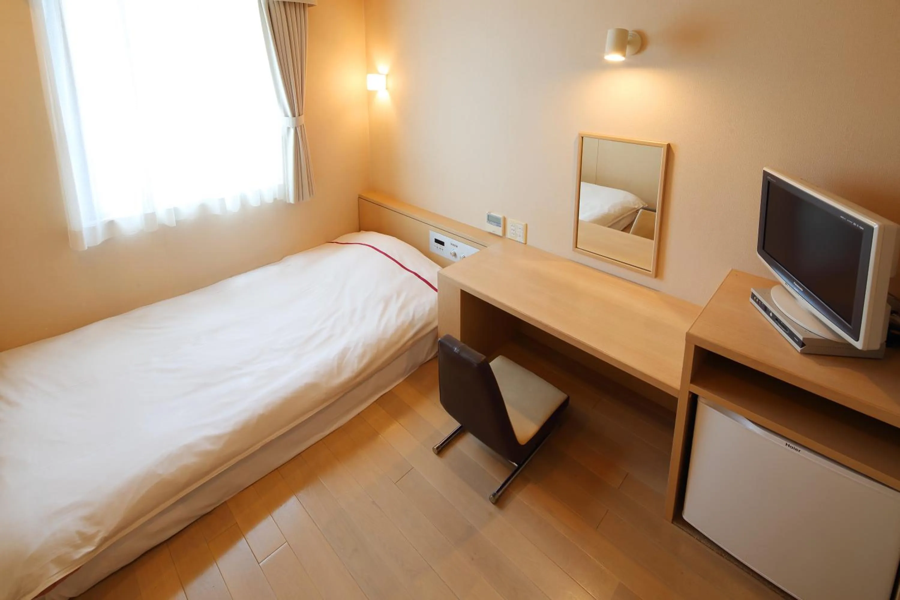 Bed in Okayama View Hotel