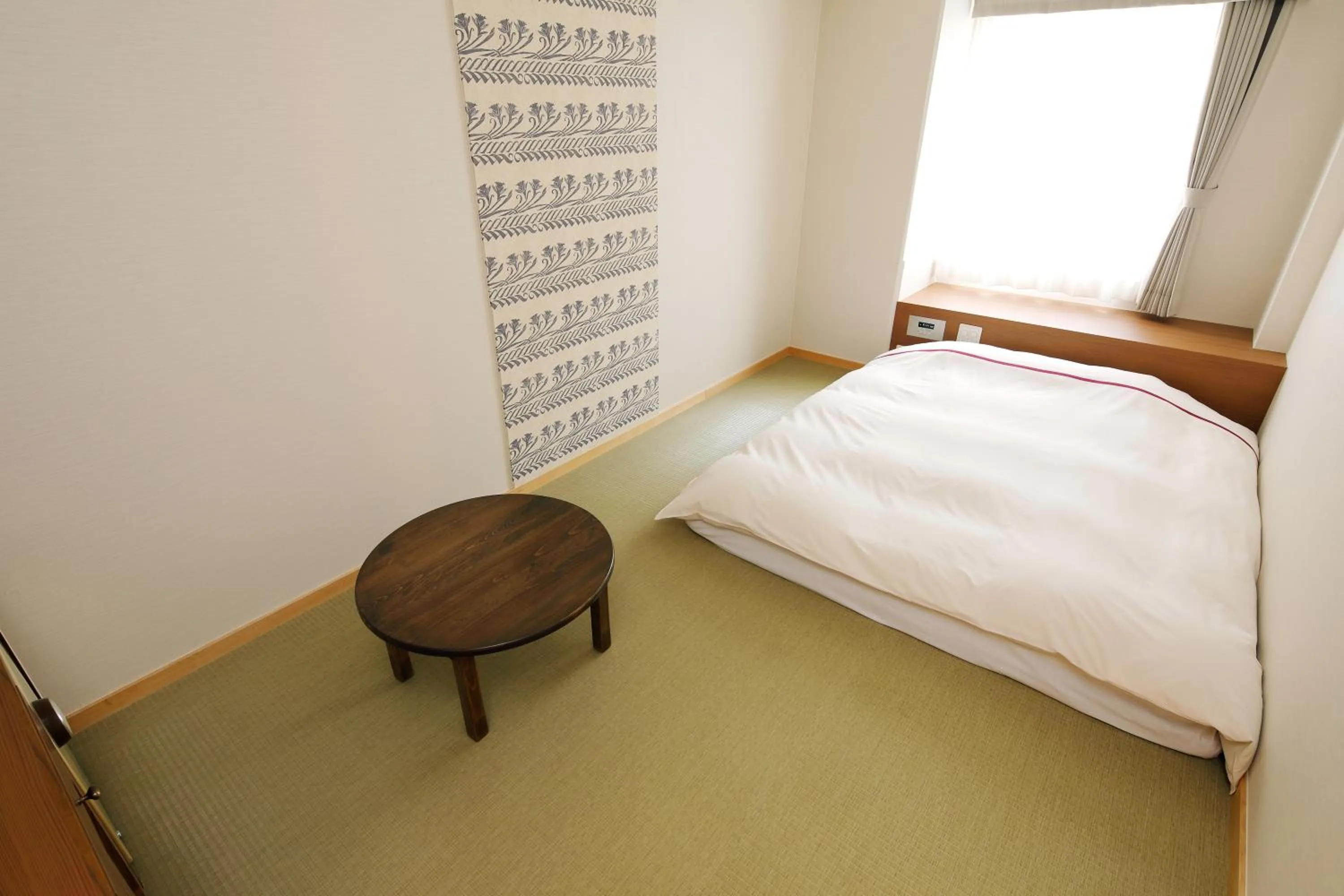 Bed in Okayama View Hotel