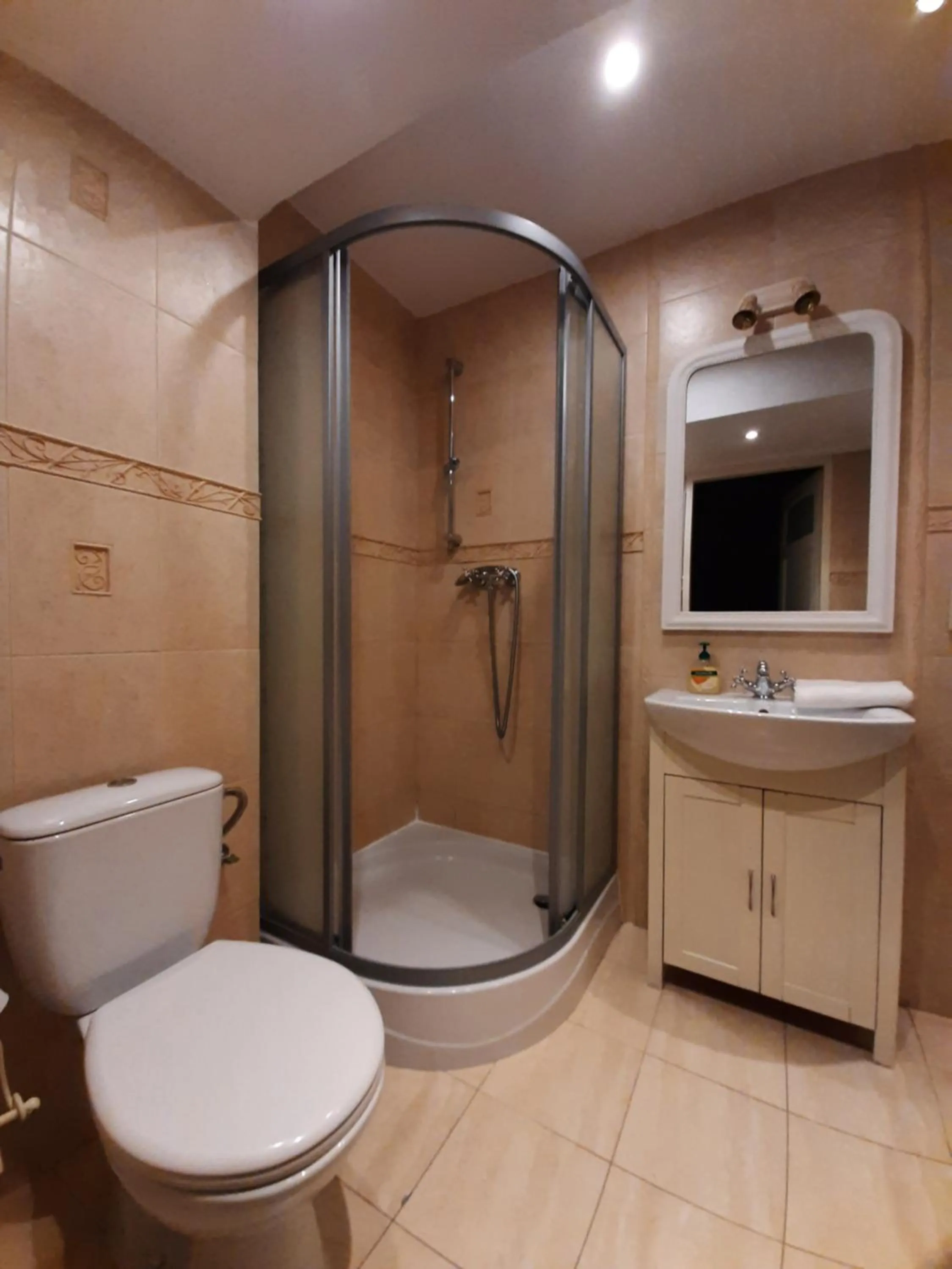 Shower in Florianska Gate Luxury Apartments