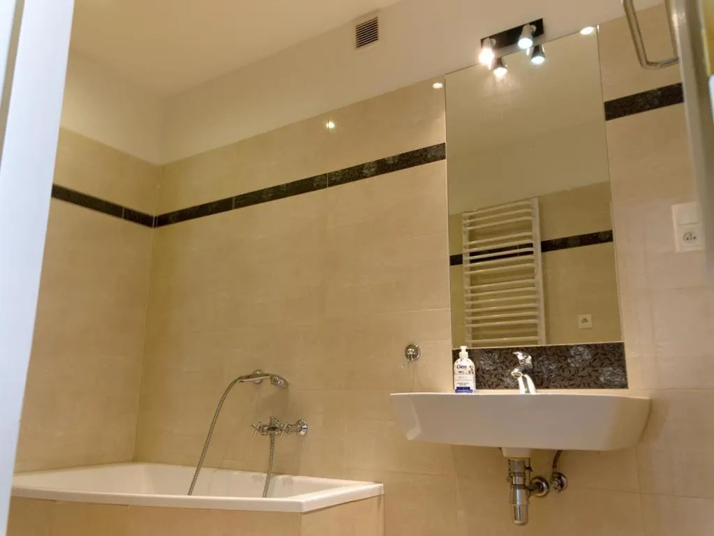 Shower in Florianska Gate Luxury Apartments
