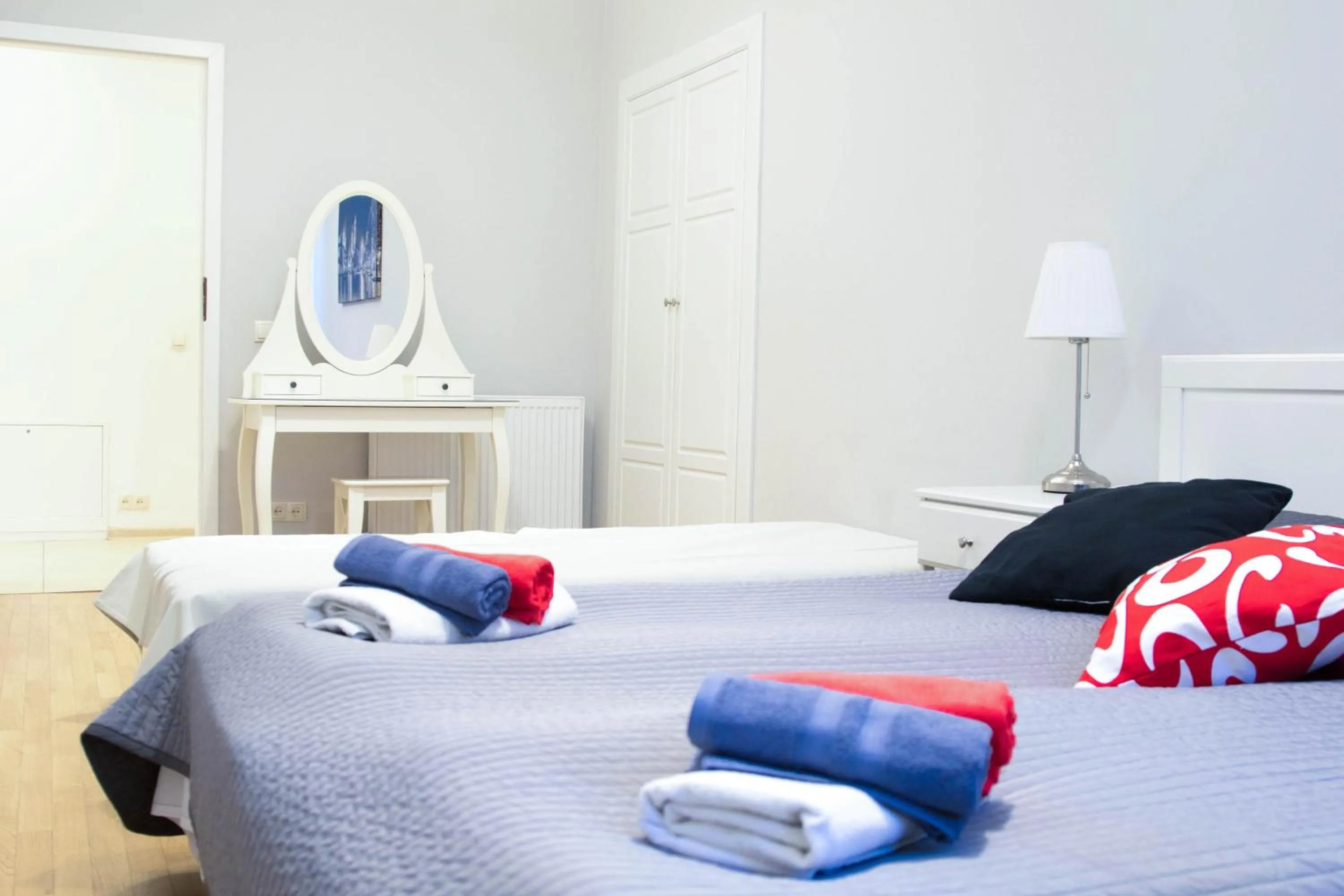 Bed in Florianska Gate Luxury Apartments