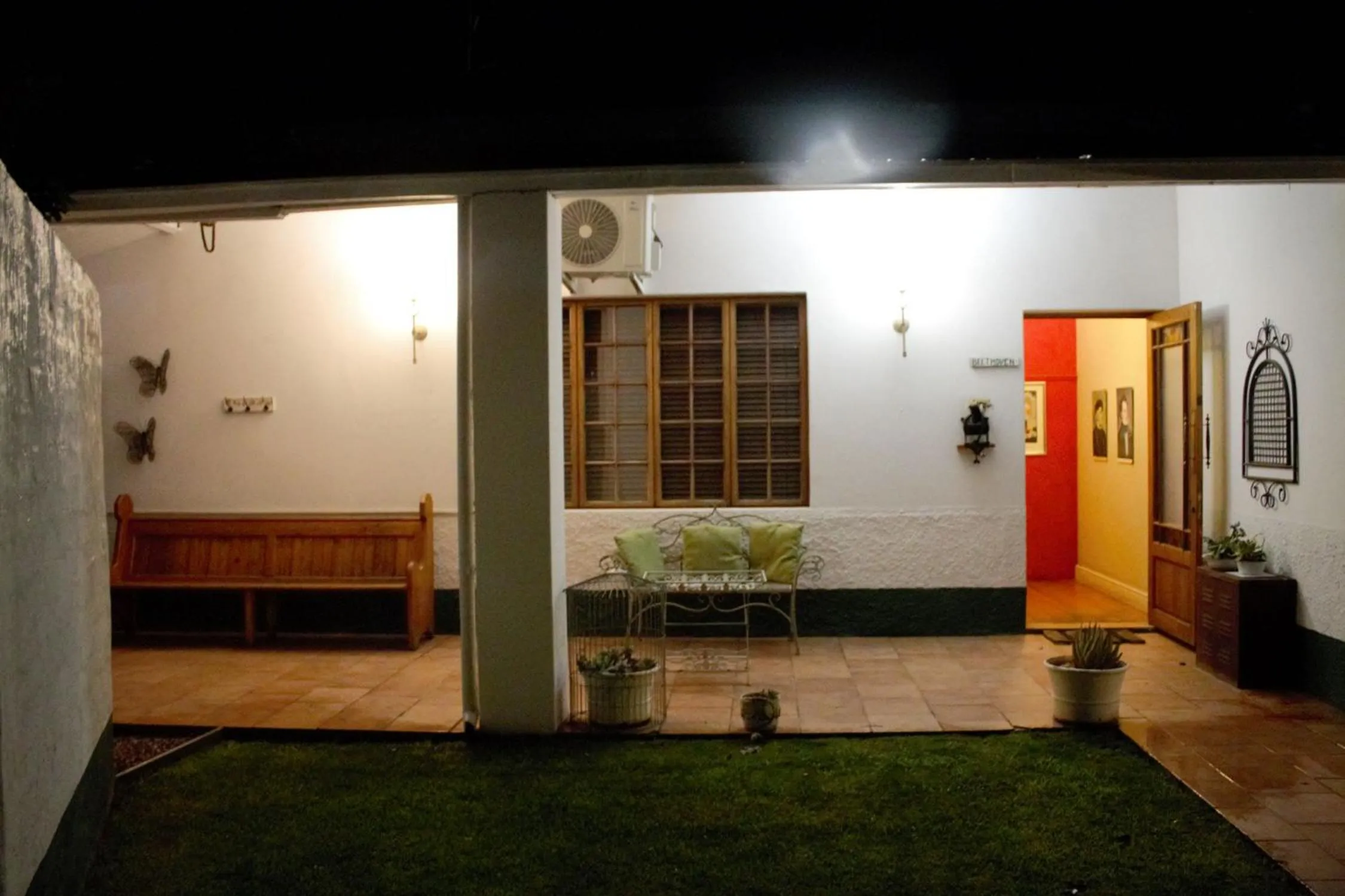 Patio in Lockerbie Lodge