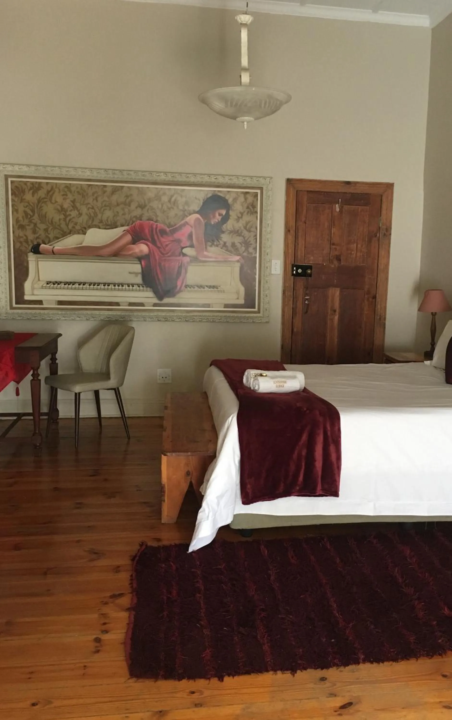 Bed in Lockerbie Lodge