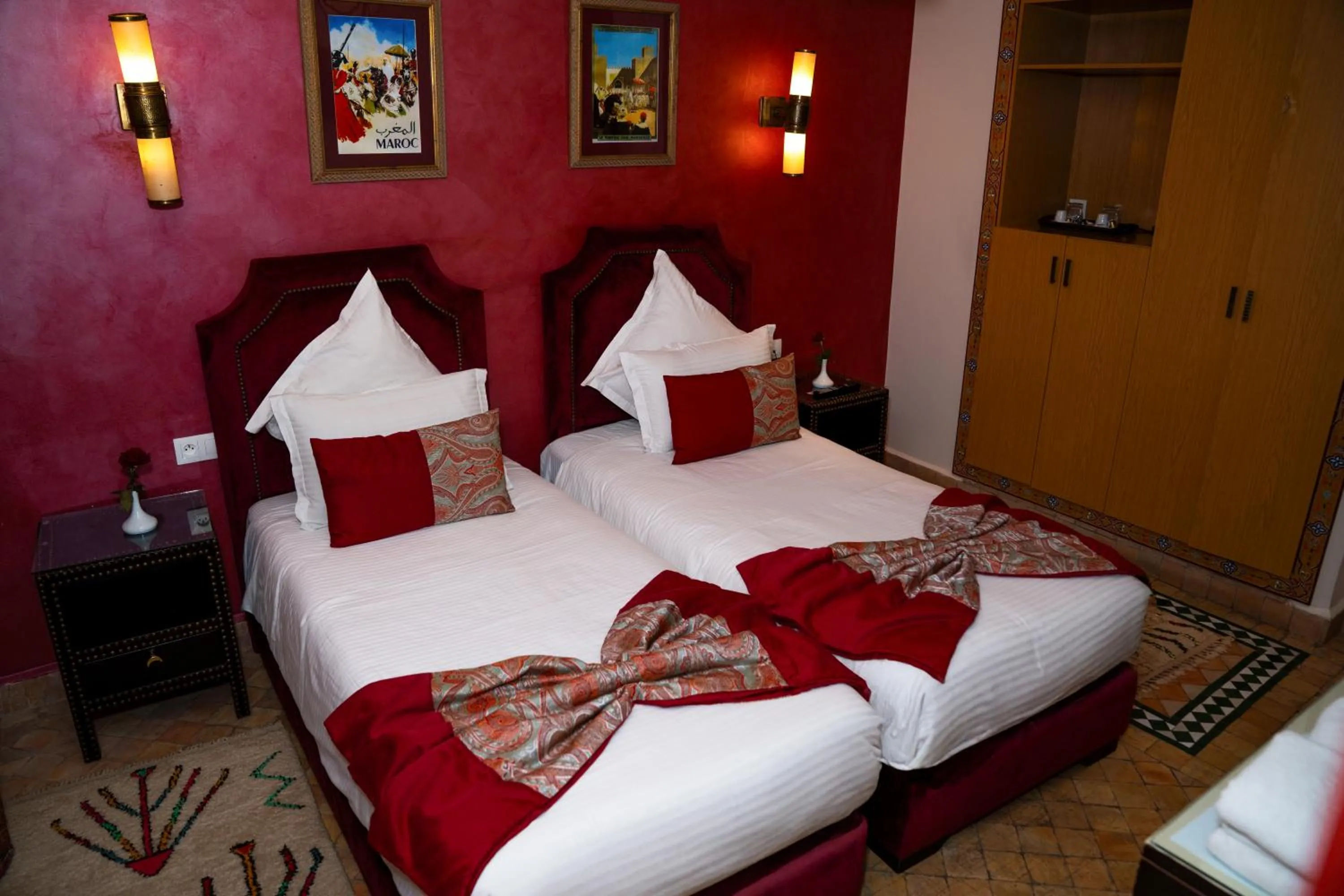 Bed in Palais Zahia Hotel & Spa