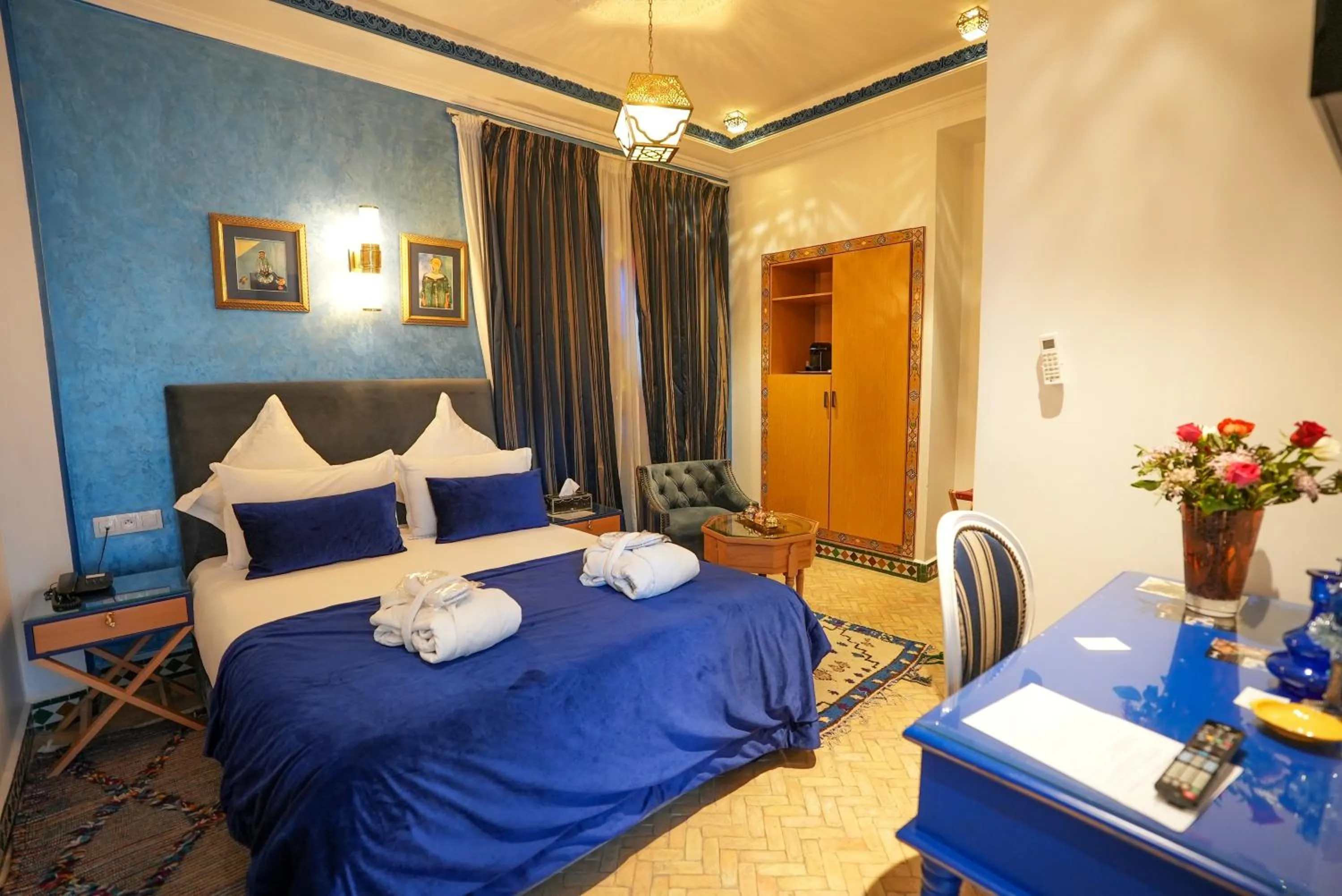 Bed in Palais Zahia Hotel & Spa