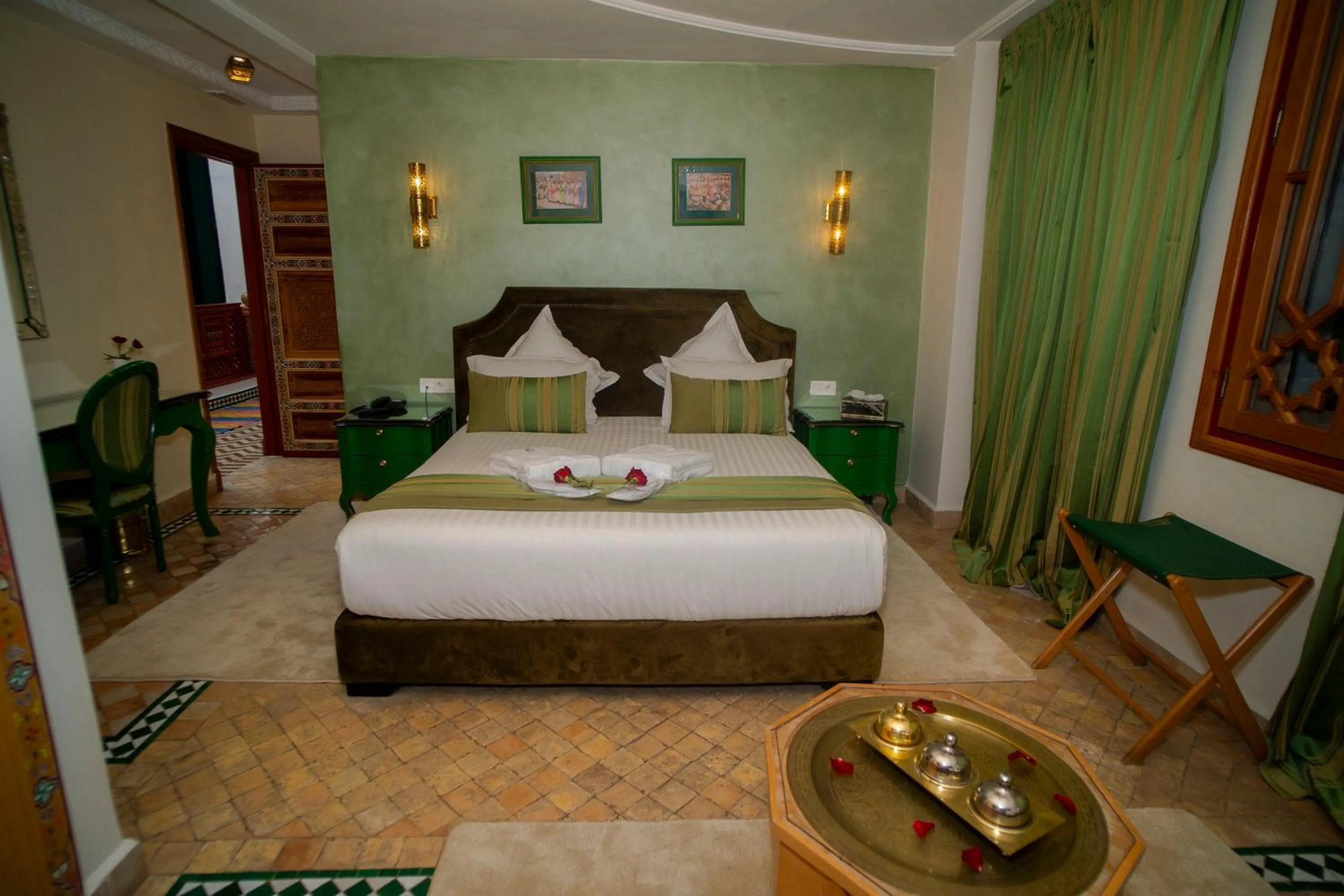 Bed in Palais Zahia Hotel & Spa