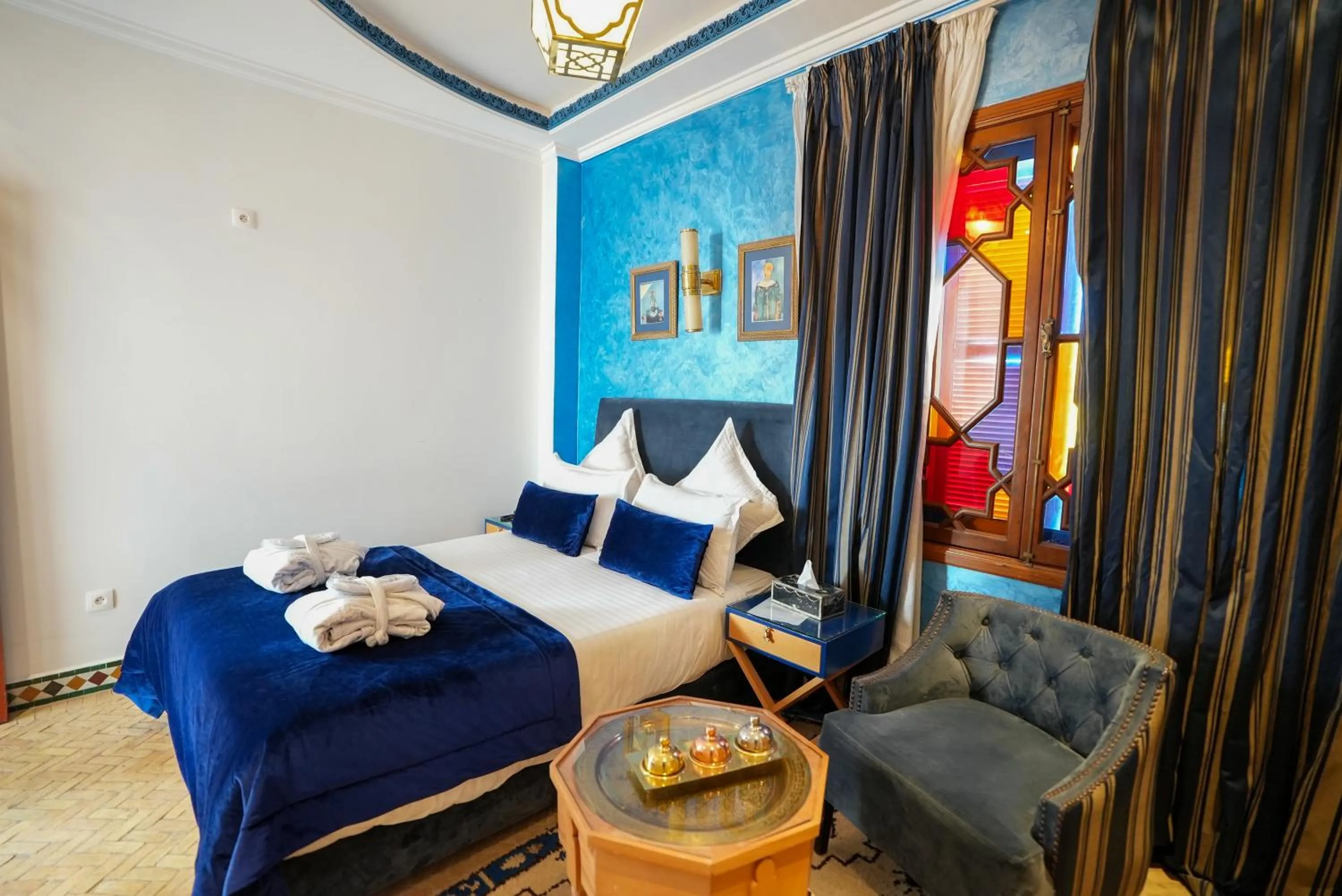 Bed in Palais Zahia Hotel & Spa