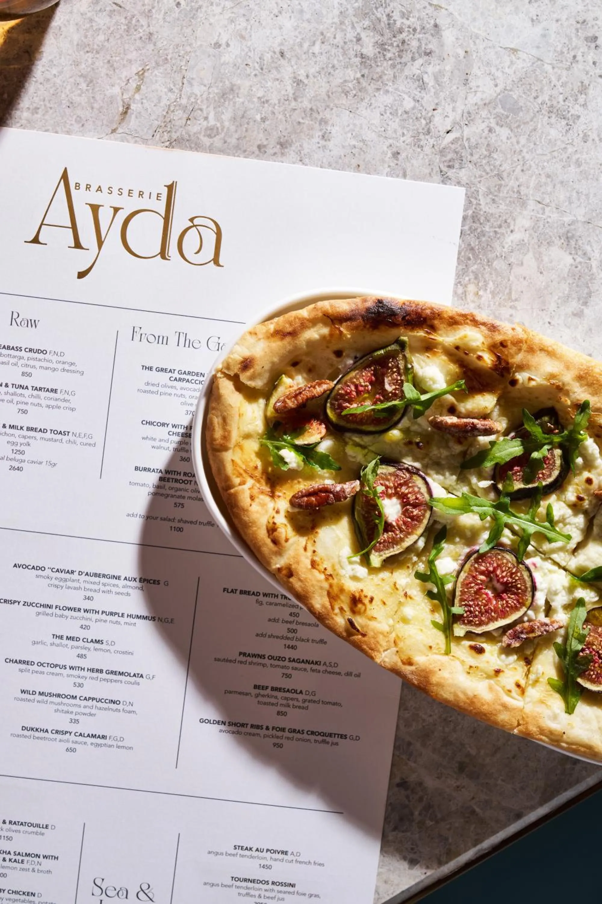 Food and drinks in Waldorf Astoria Cairo Heliopolis