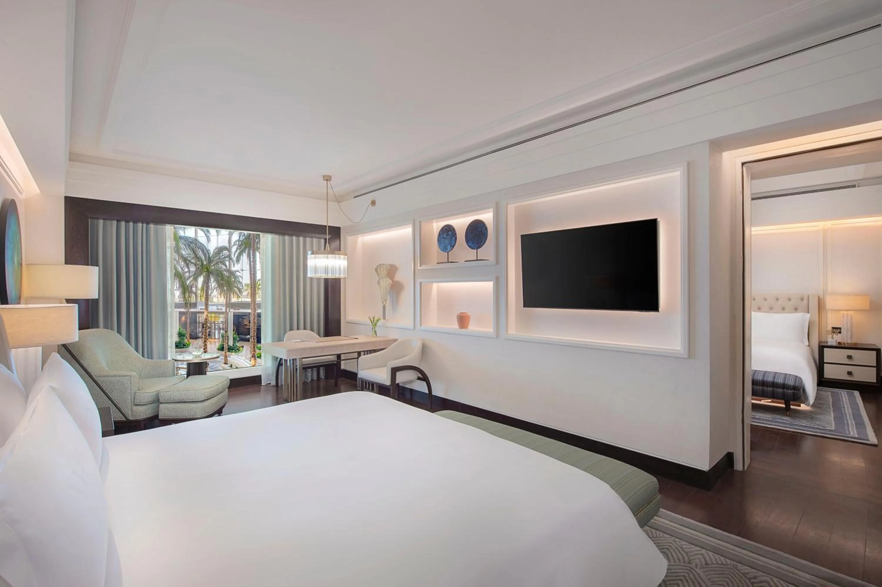 Coffee/tea facilities, Bed in Waldorf Astoria Cairo Heliopolis