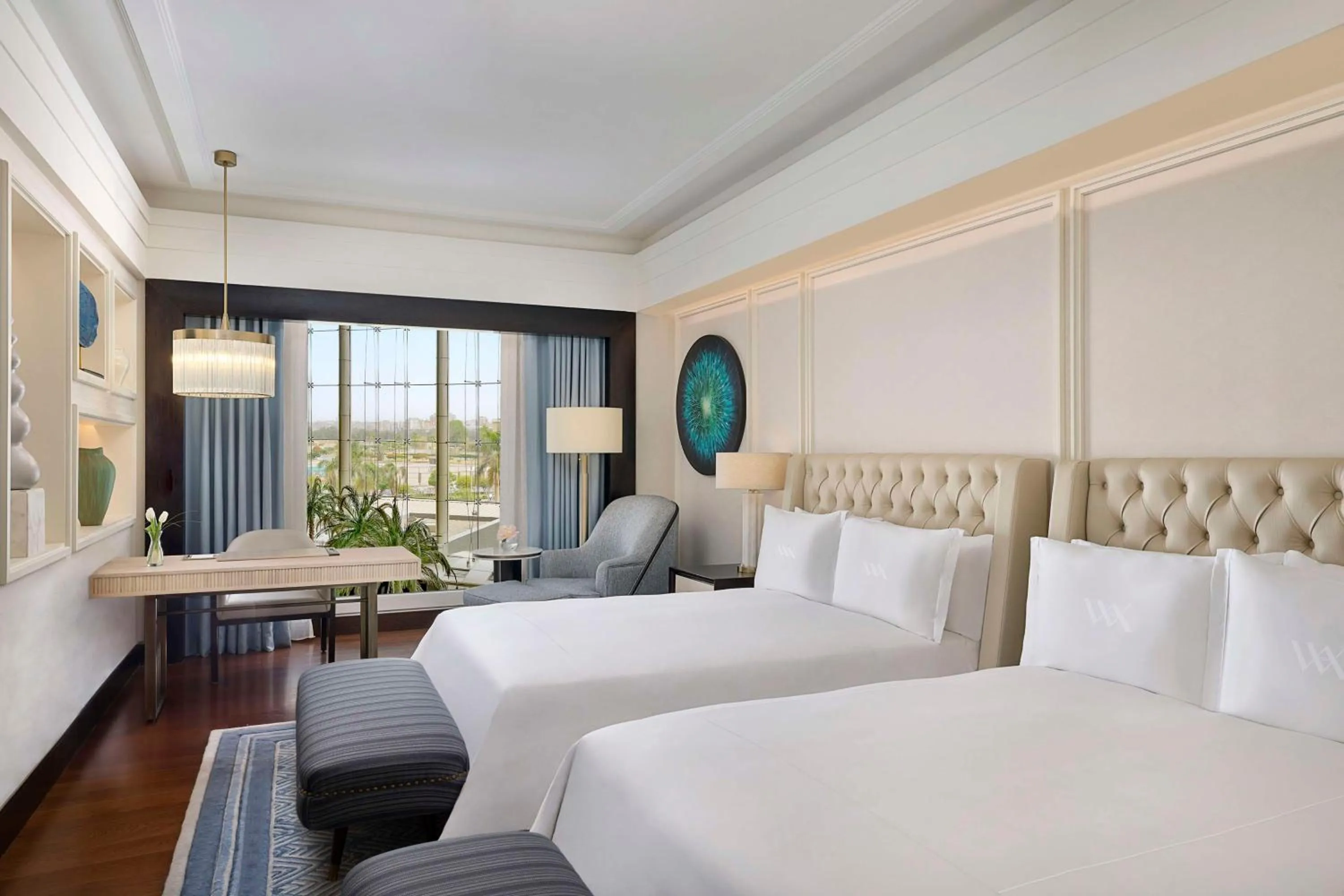 TV and multimedia, Bed in Waldorf Astoria Cairo Heliopolis