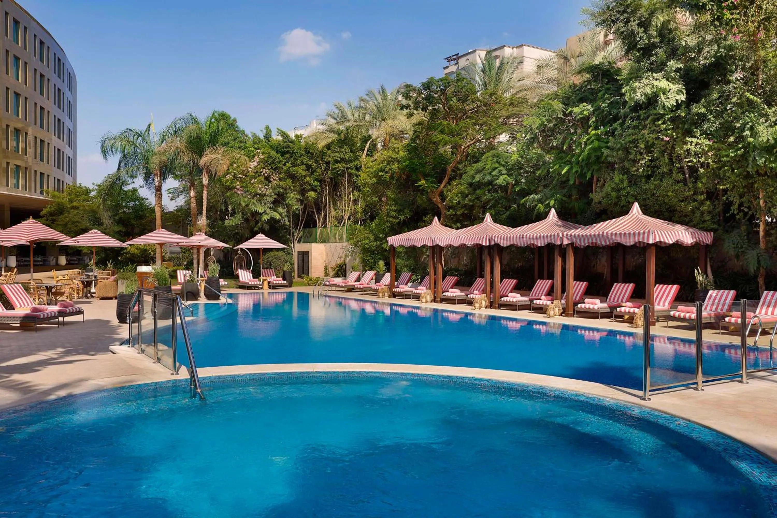 Swimming pool in Waldorf Astoria Cairo Heliopolis