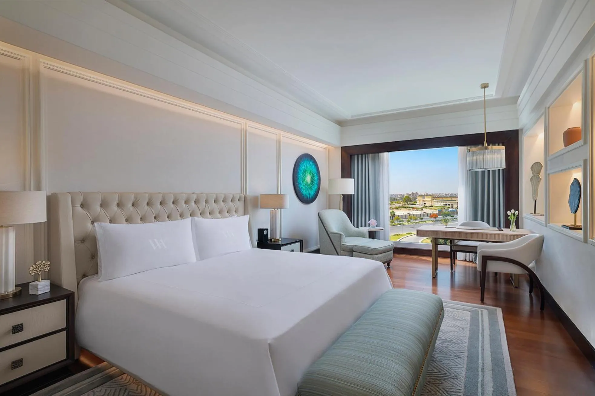 TV and multimedia, Bed in Waldorf Astoria Cairo Heliopolis