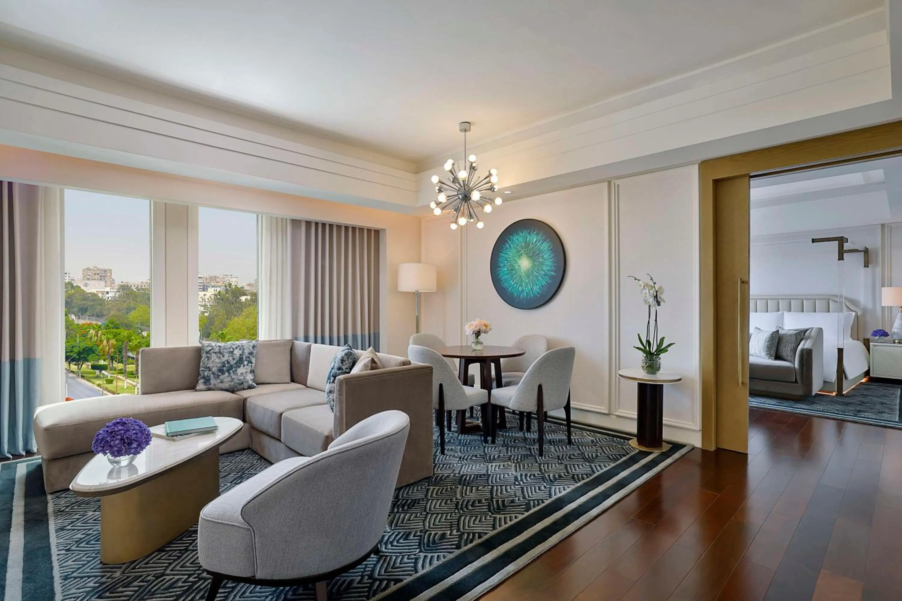 Seating area in Waldorf Astoria Cairo Heliopolis