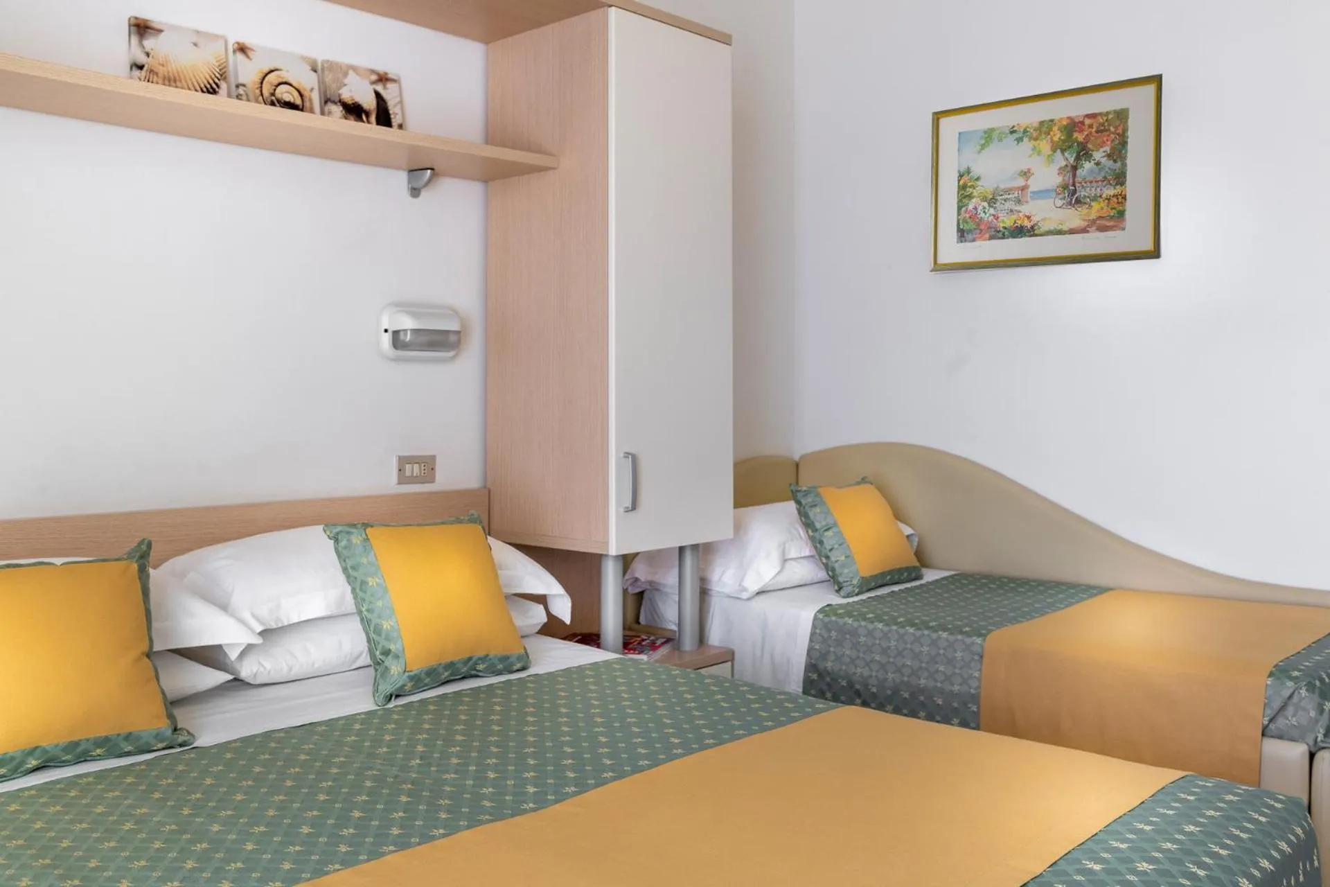 Bed in Hotel Principe