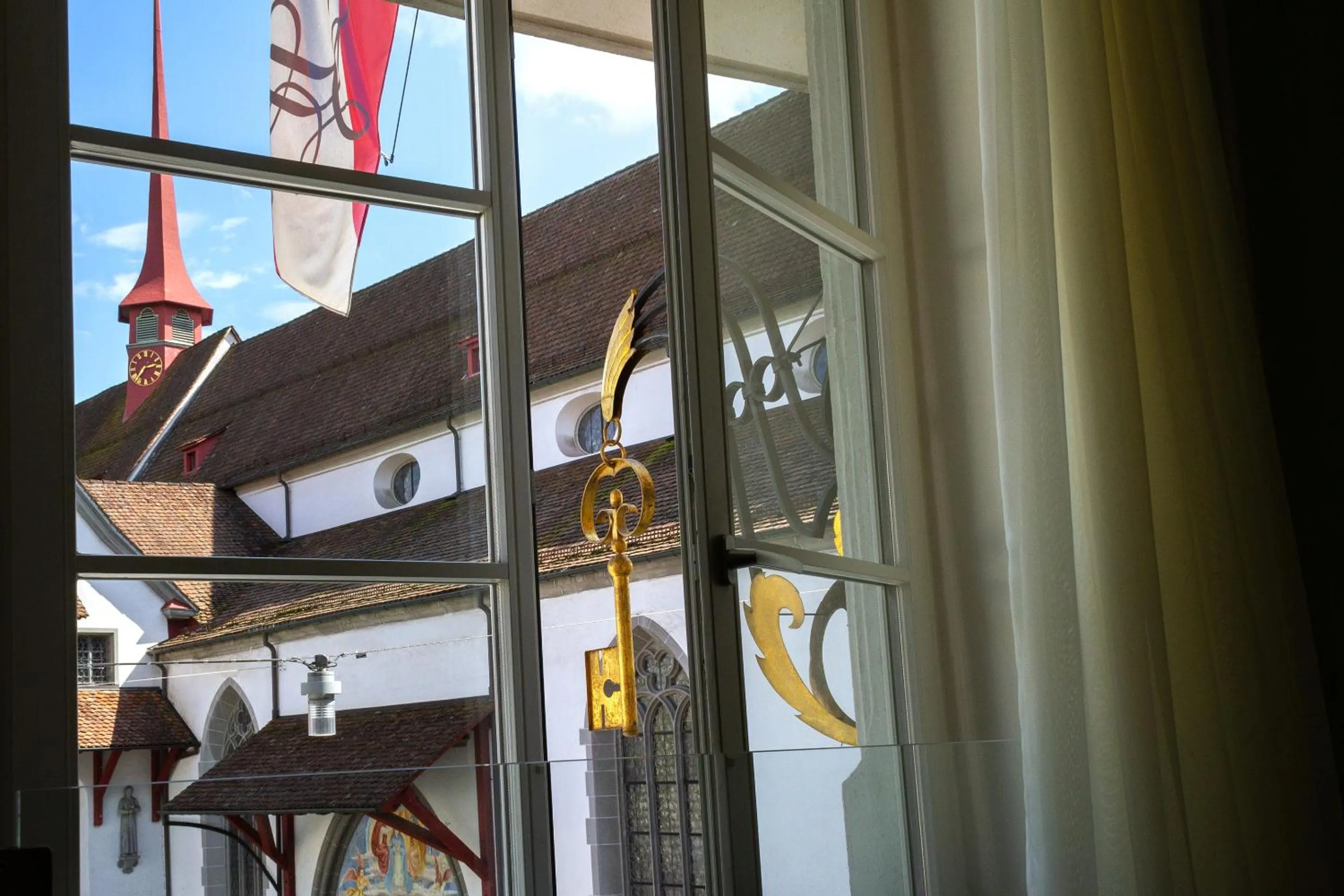 View (from property/room) in Hotel Schlüssel