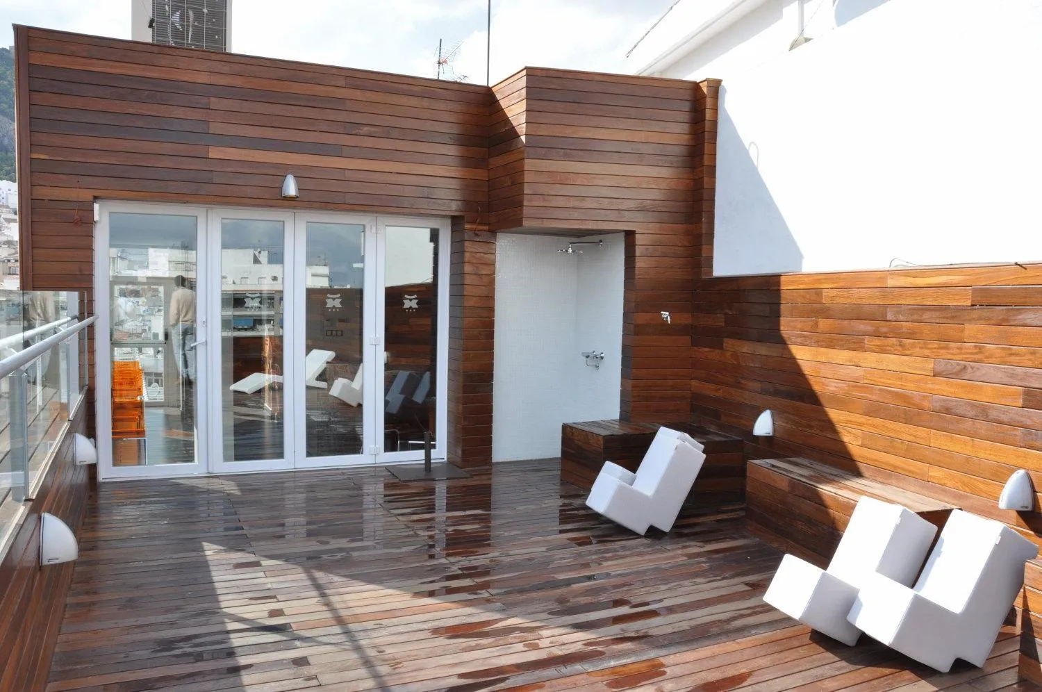 Balcony/Terrace in HOTEL XAUEN en pleno centro con acceso autorizado y a 100m de la Catedral