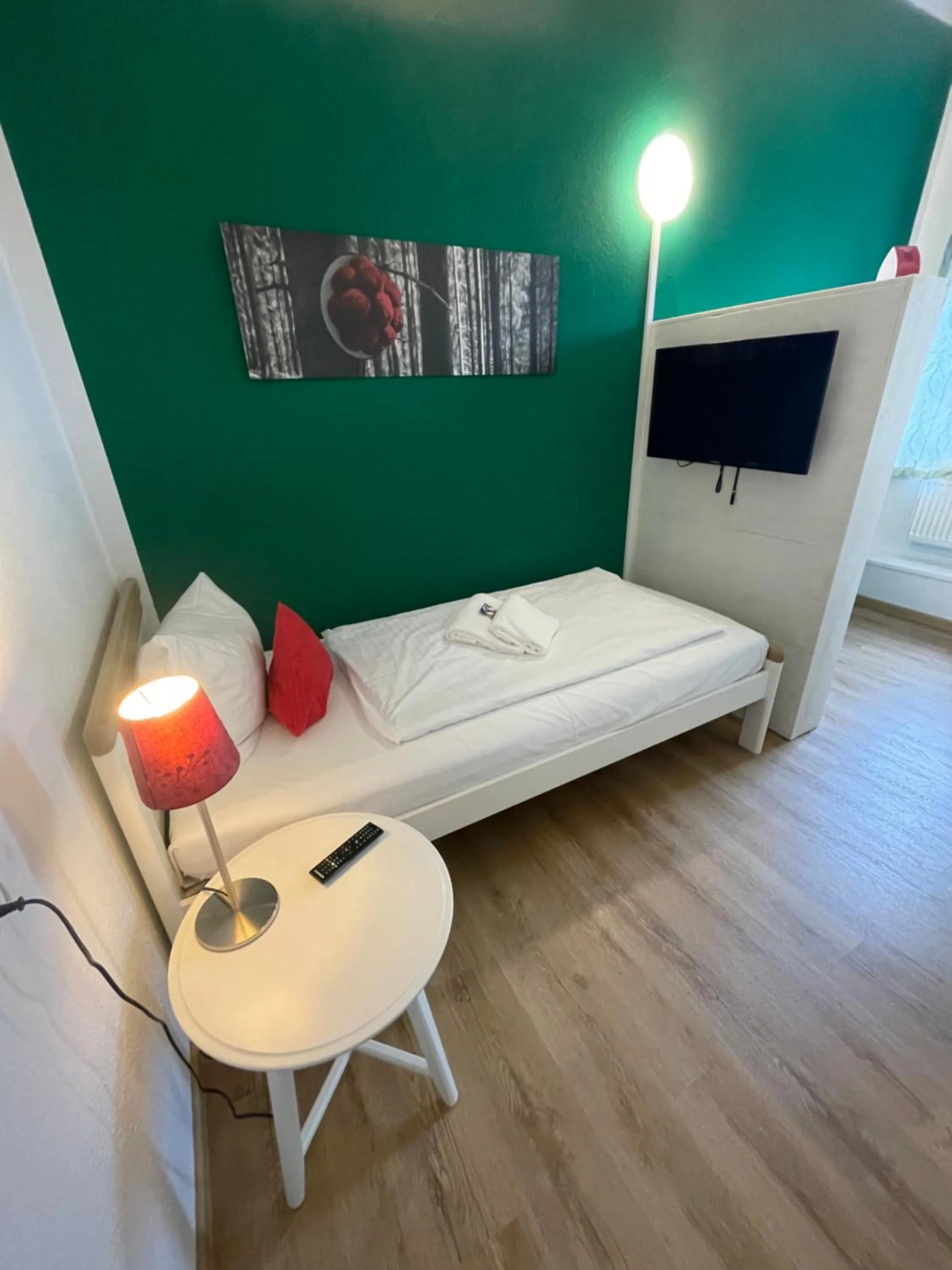 Bed in Schollers Restaurant & Hotel