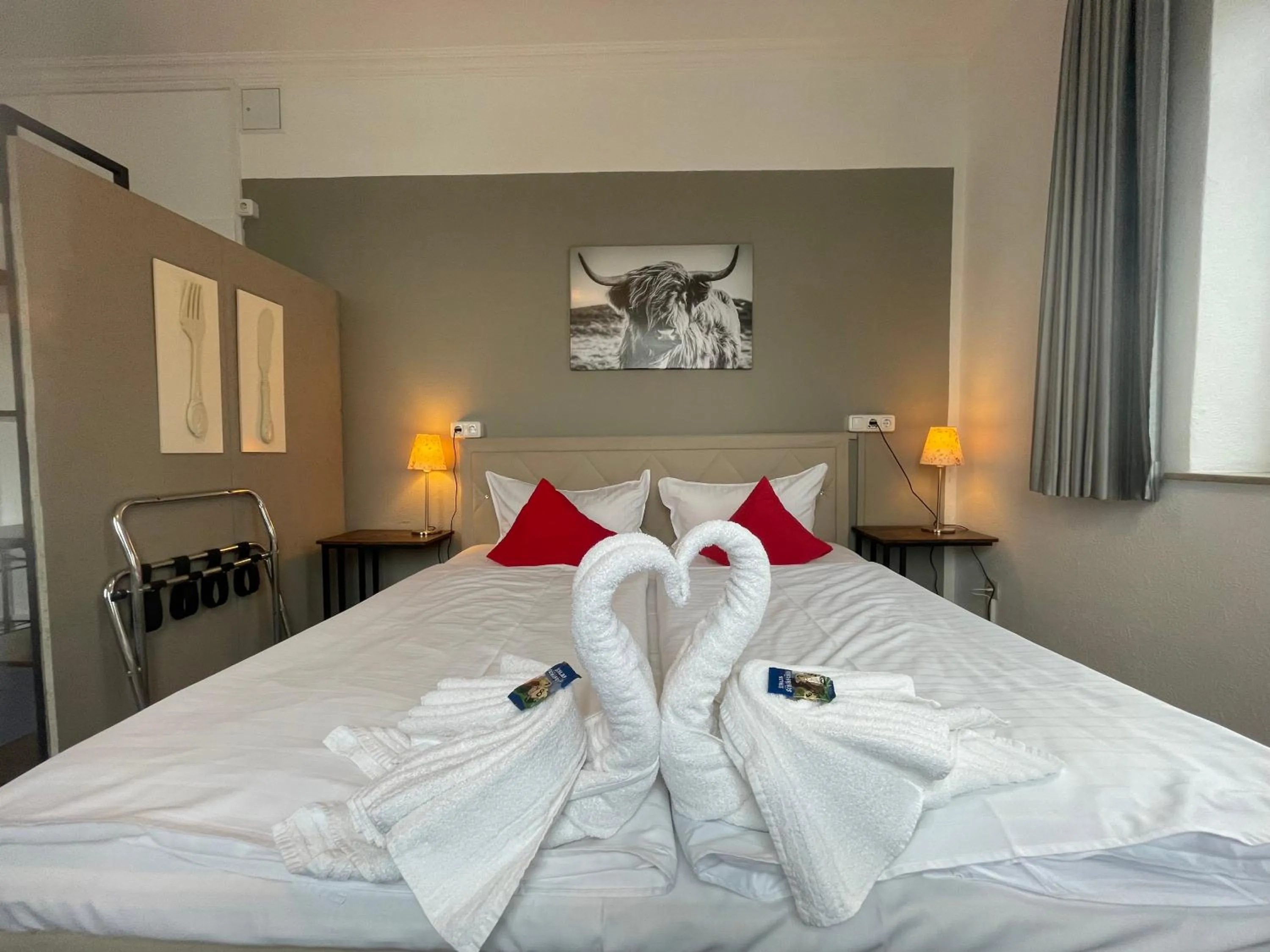 Bed in Schollers Restaurant & Hotel