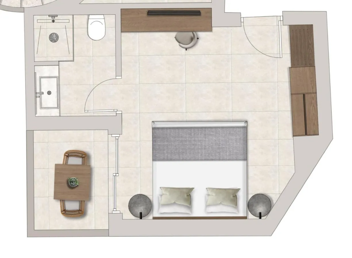 Floor plan in Sunny Bay Hotel