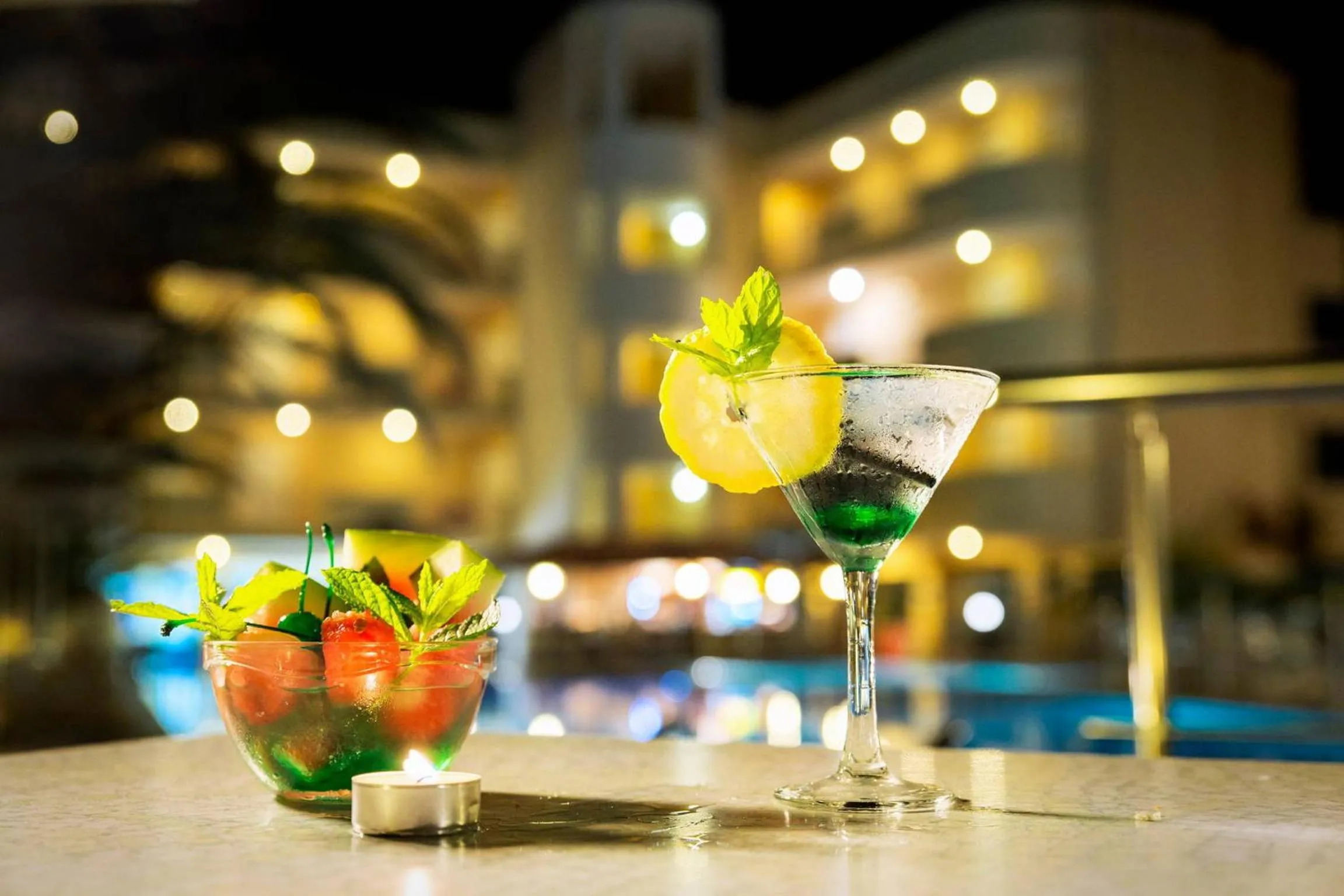 Alcoholic drinks in Sunny Bay Hotel