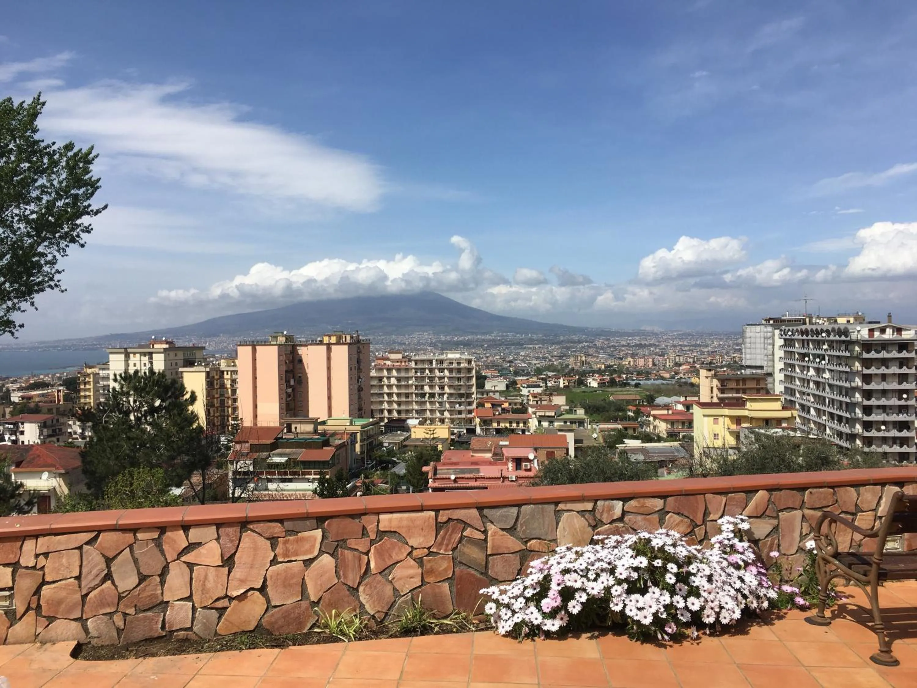 City view in villa eden