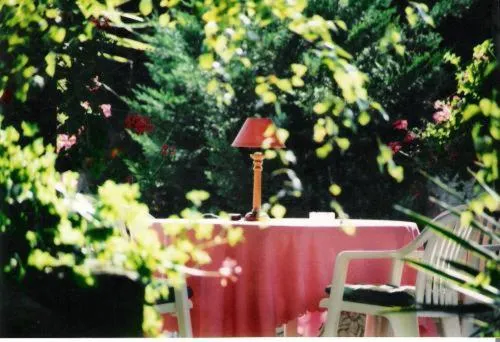 Balcony/Terrace in Hostellerie Sarrasine, Mâcon Est - Teritoria