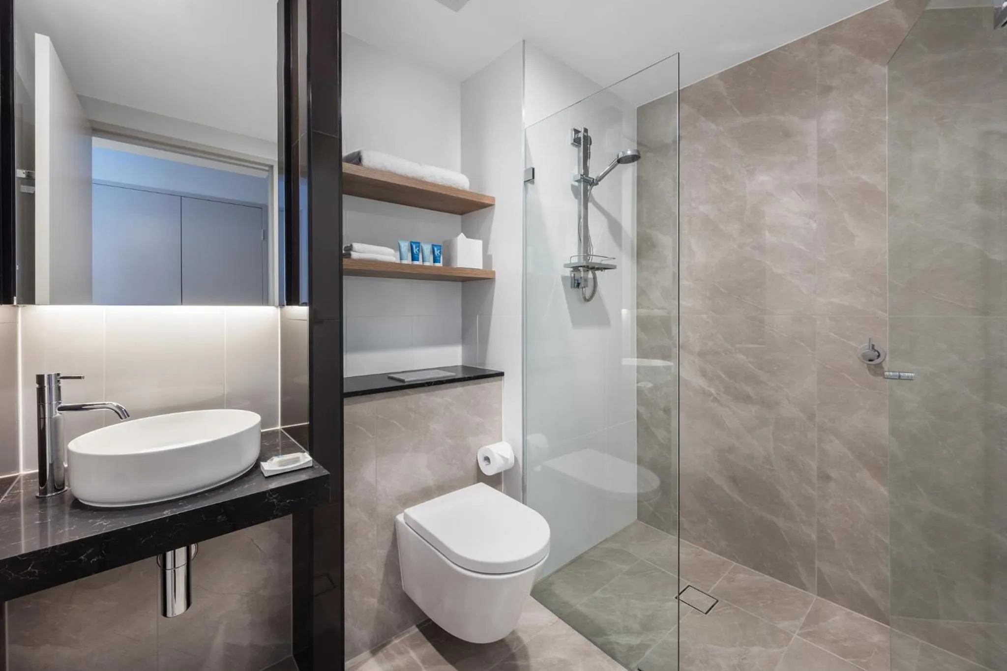 Bathroom in Meriton Suites Sussex Street, Sydney