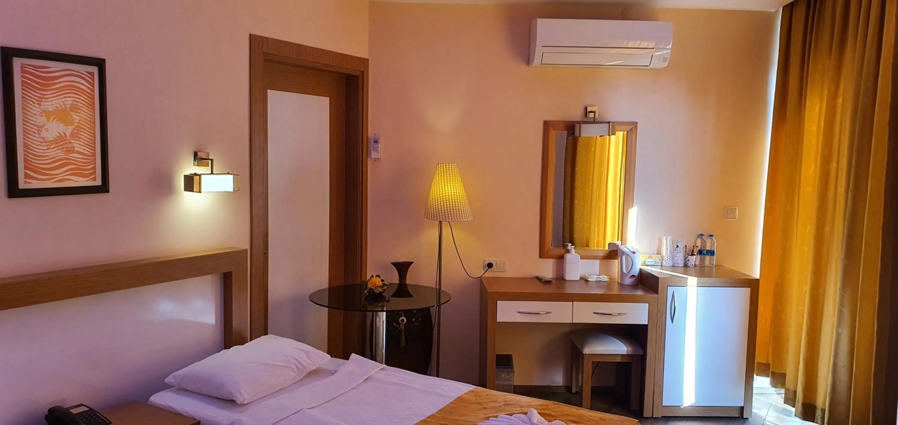 Bed in Kleopatra Ikiz Hotel