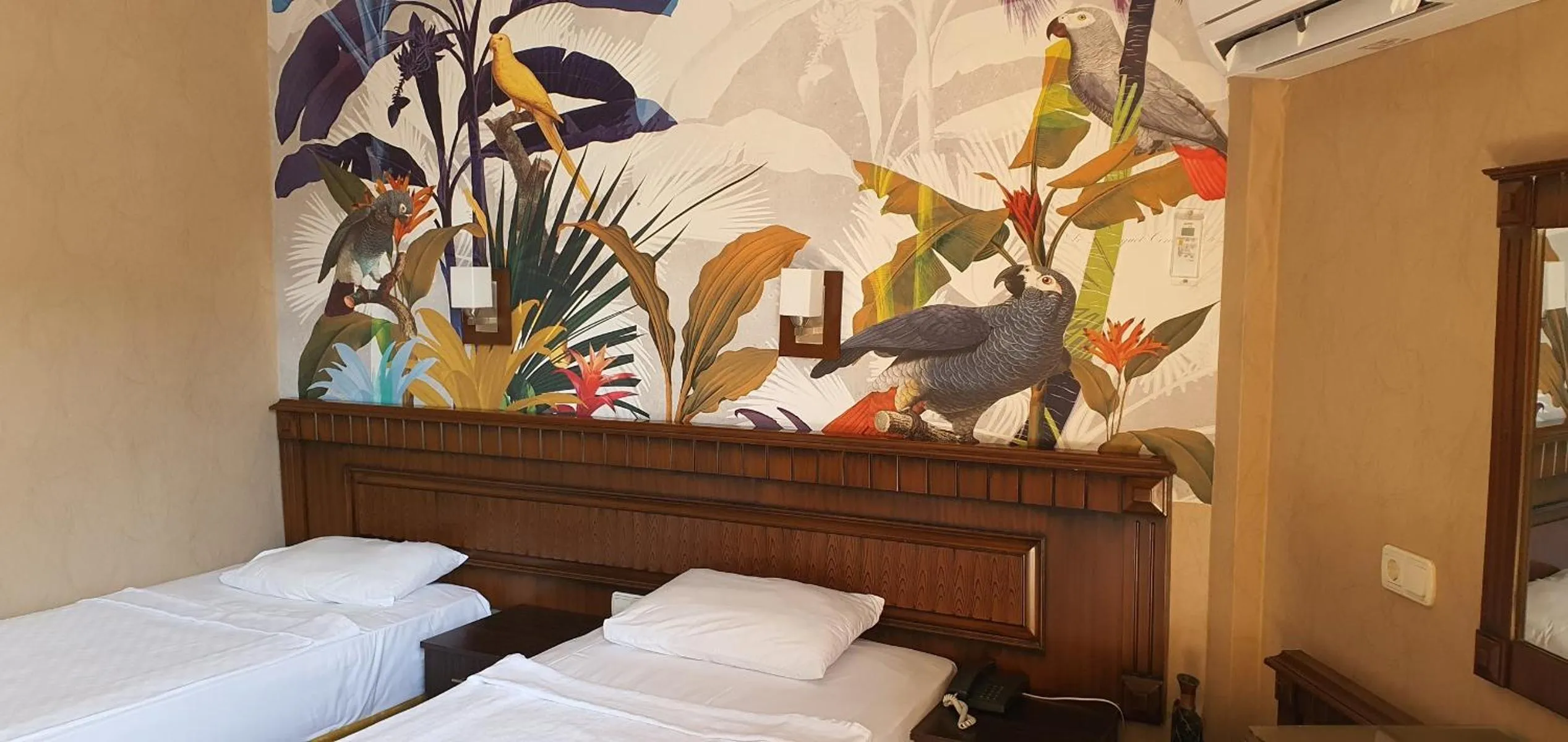 Bed in Kleopatra Ikiz Hotel