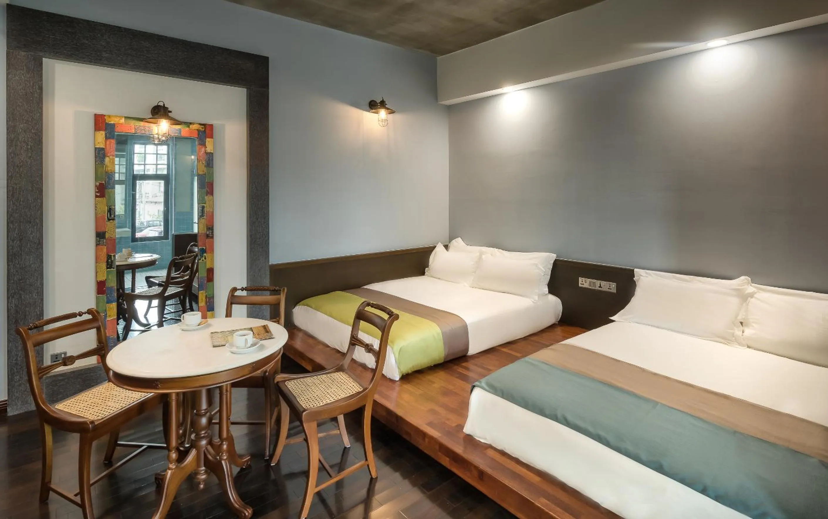 Property building, Bed in Treasures Hotel and Suites