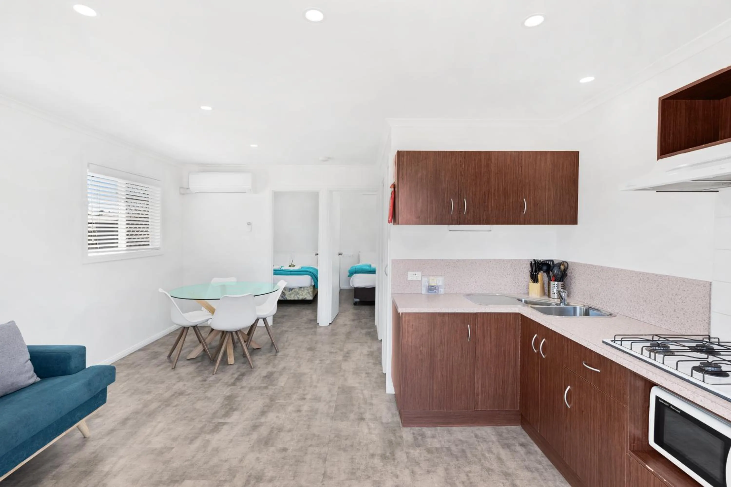 Kitchen or kitchenette in Moana Beach Tourist Park