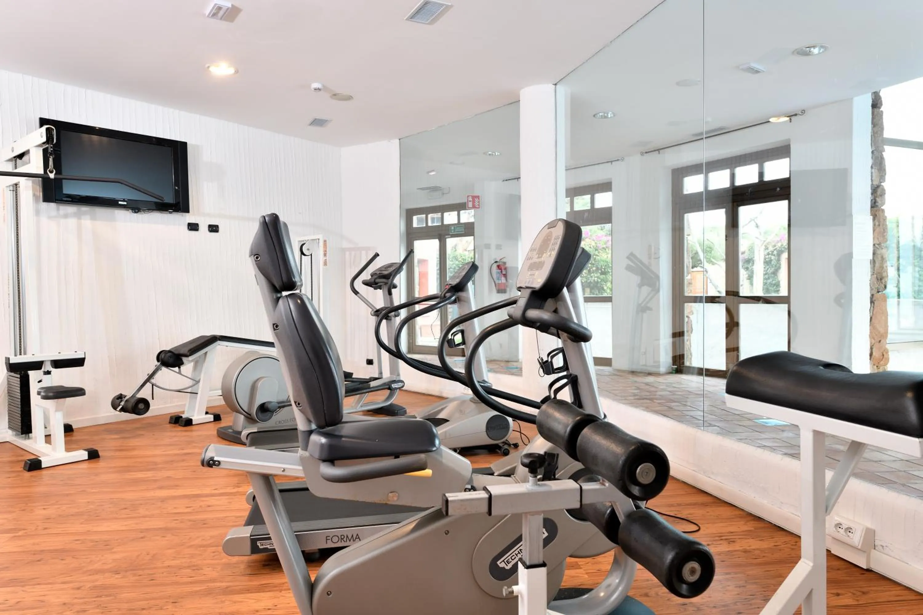 Fitness centre/facilities in Hotel Resort & Spa Baia Caddinas
