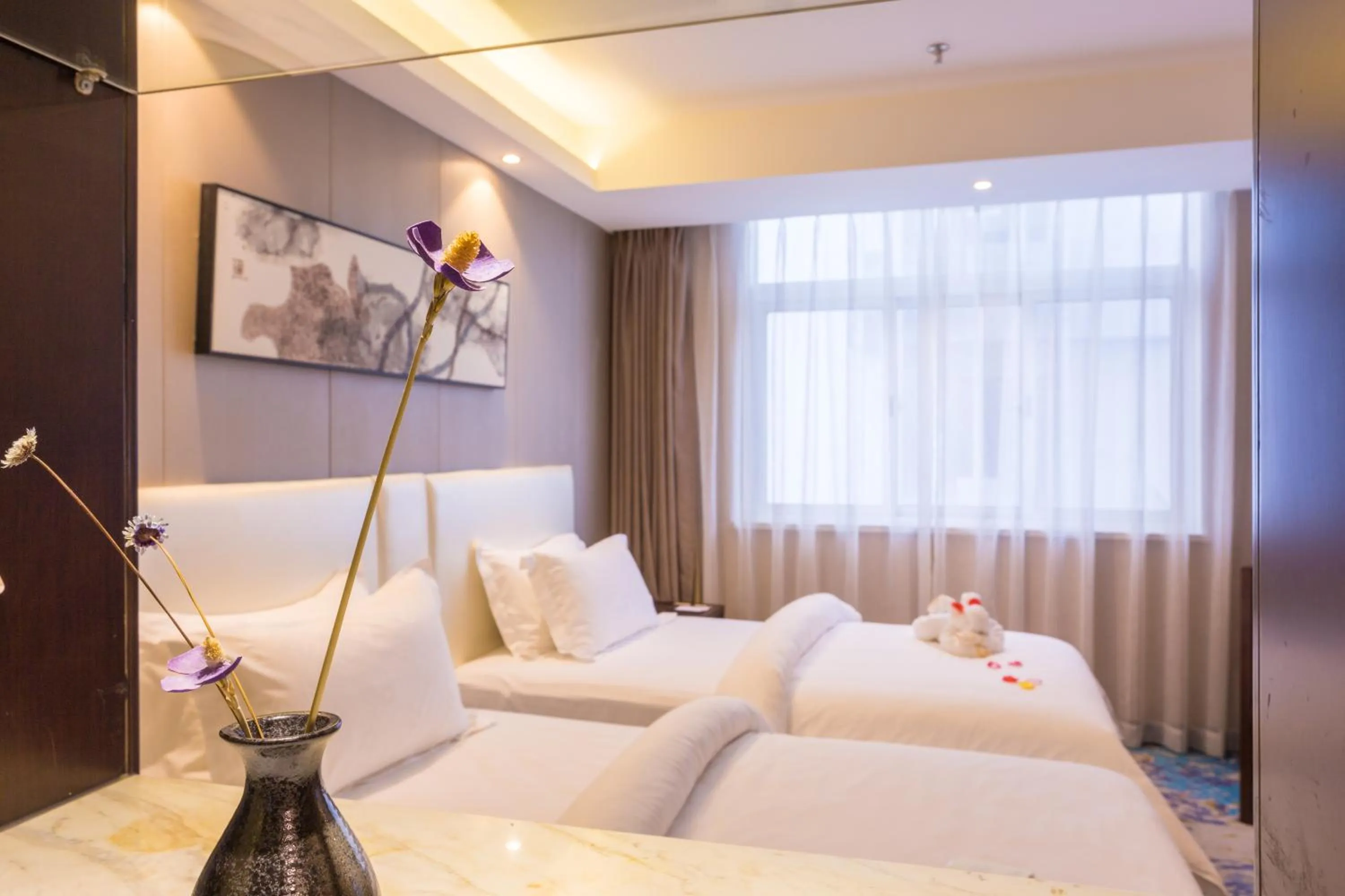 Bed in Metropolo Jinjiang Xuzhou Railway Station Suning Plaza Chudu