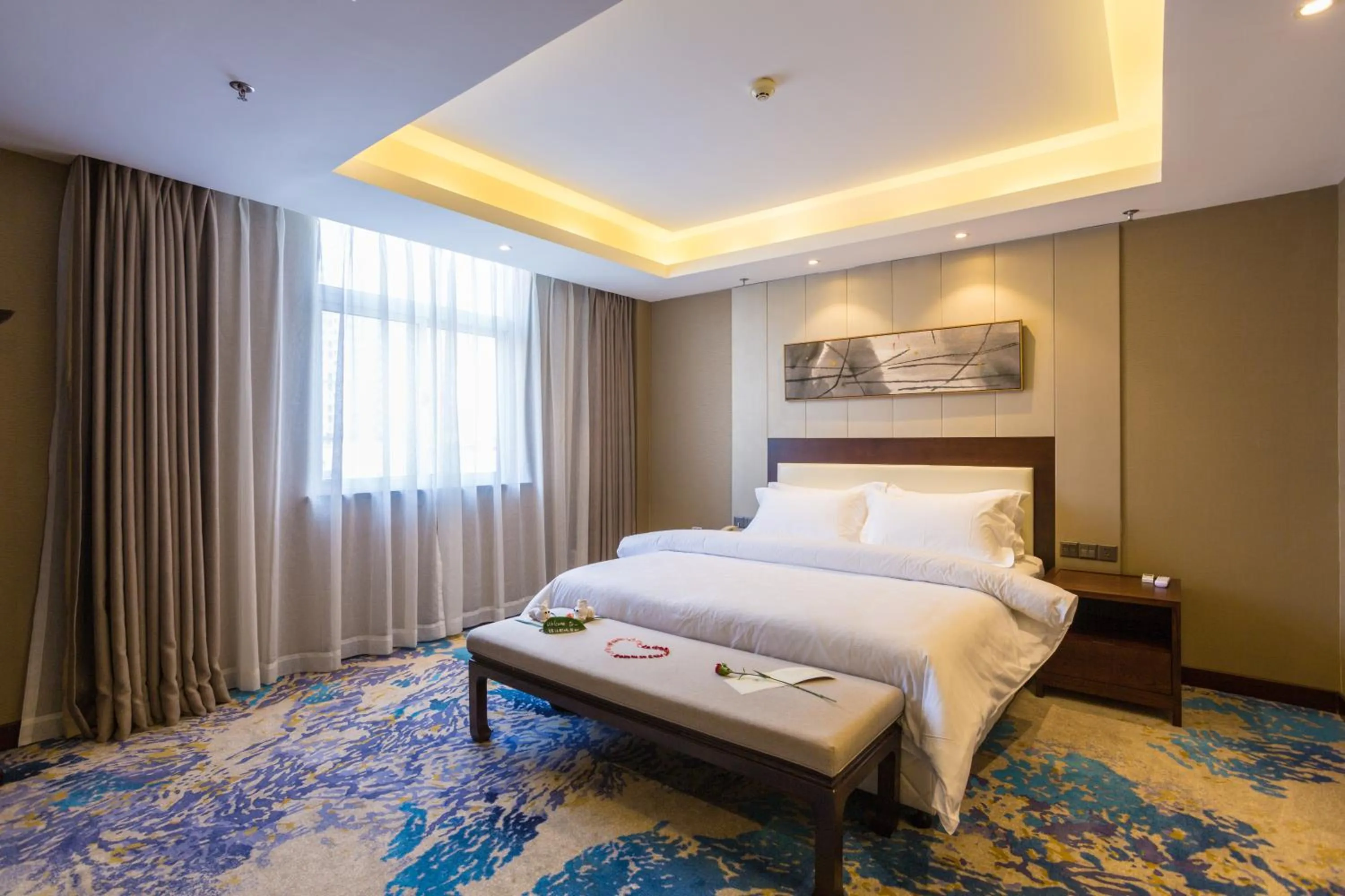 Bed in Metropolo Jinjiang Xuzhou Railway Station Suning Plaza Chudu