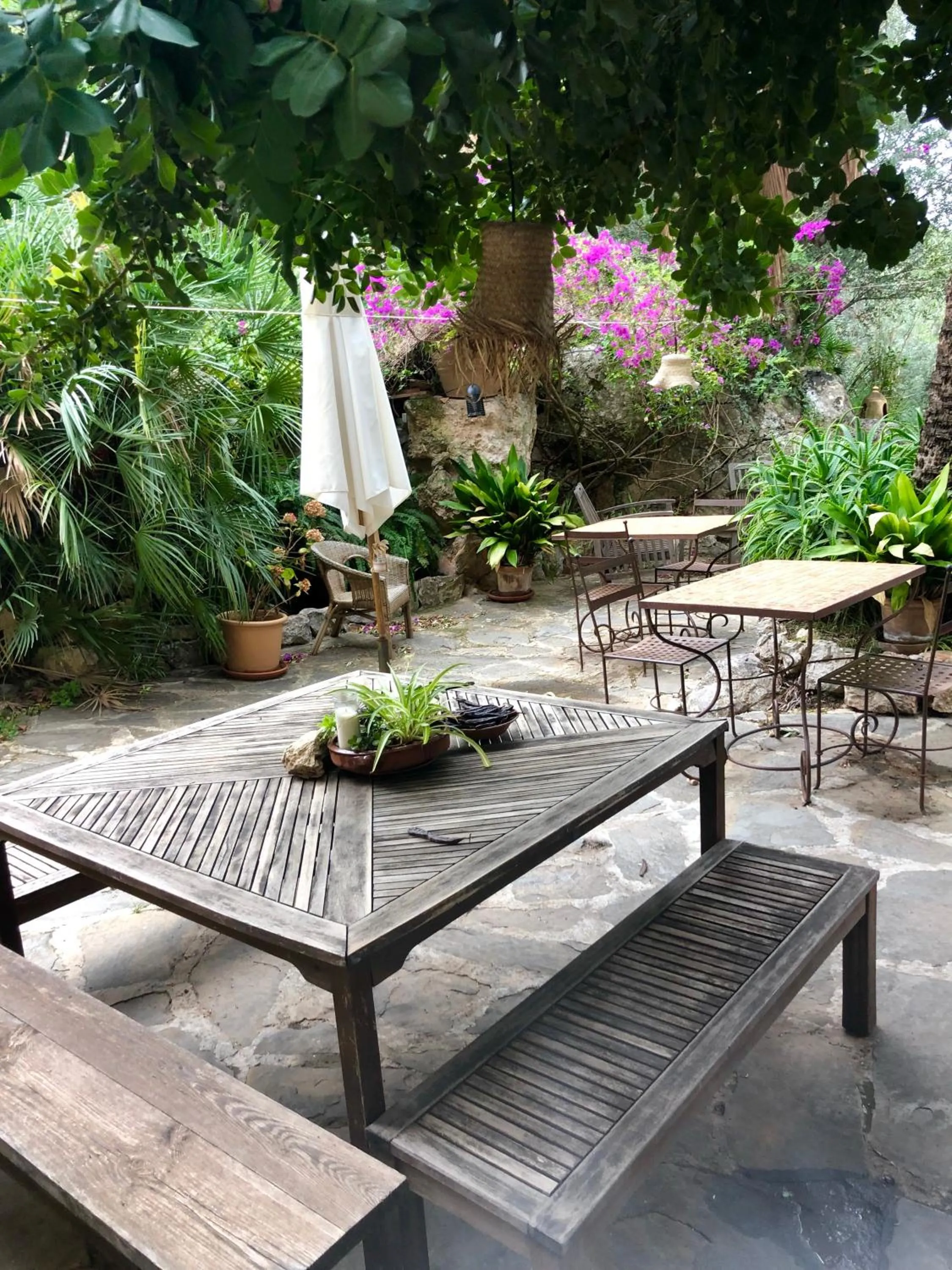 Patio in Sa Plana Petit Hotel