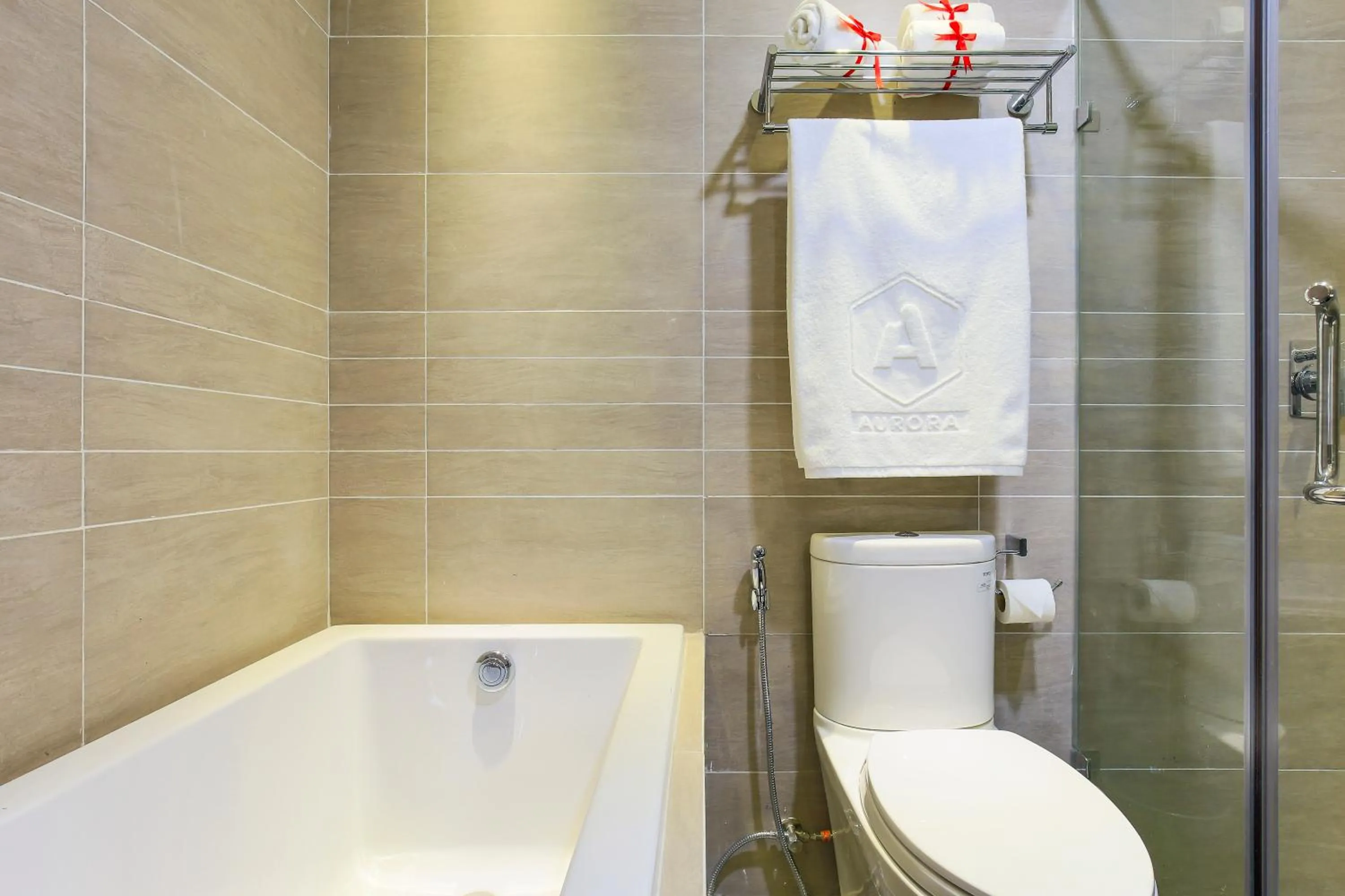 Toilet in Aurora Serviced Apartments