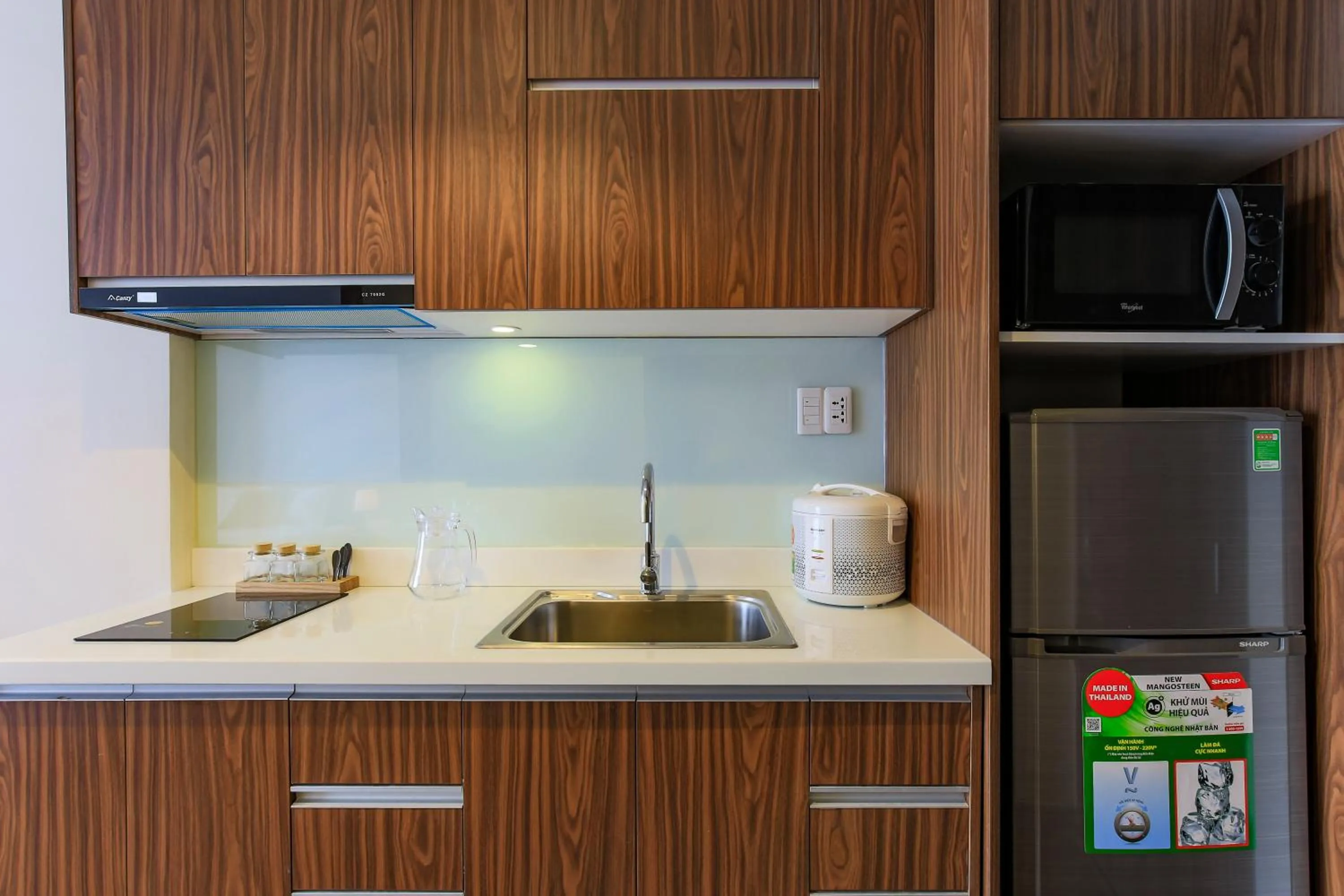 Kitchen or kitchenette in Aurora Serviced Apartments