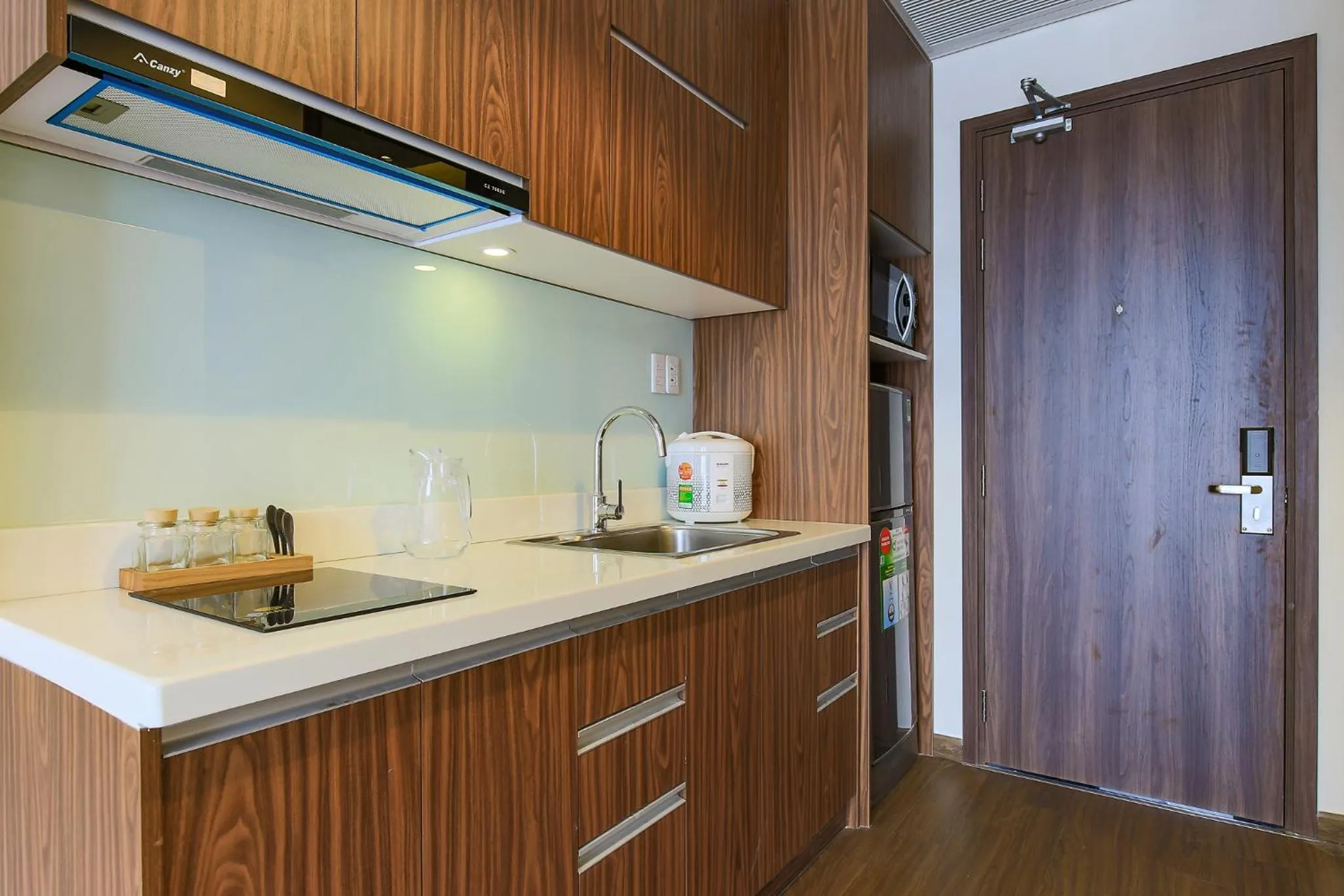 Kitchen or kitchenette in Aurora Serviced Apartments