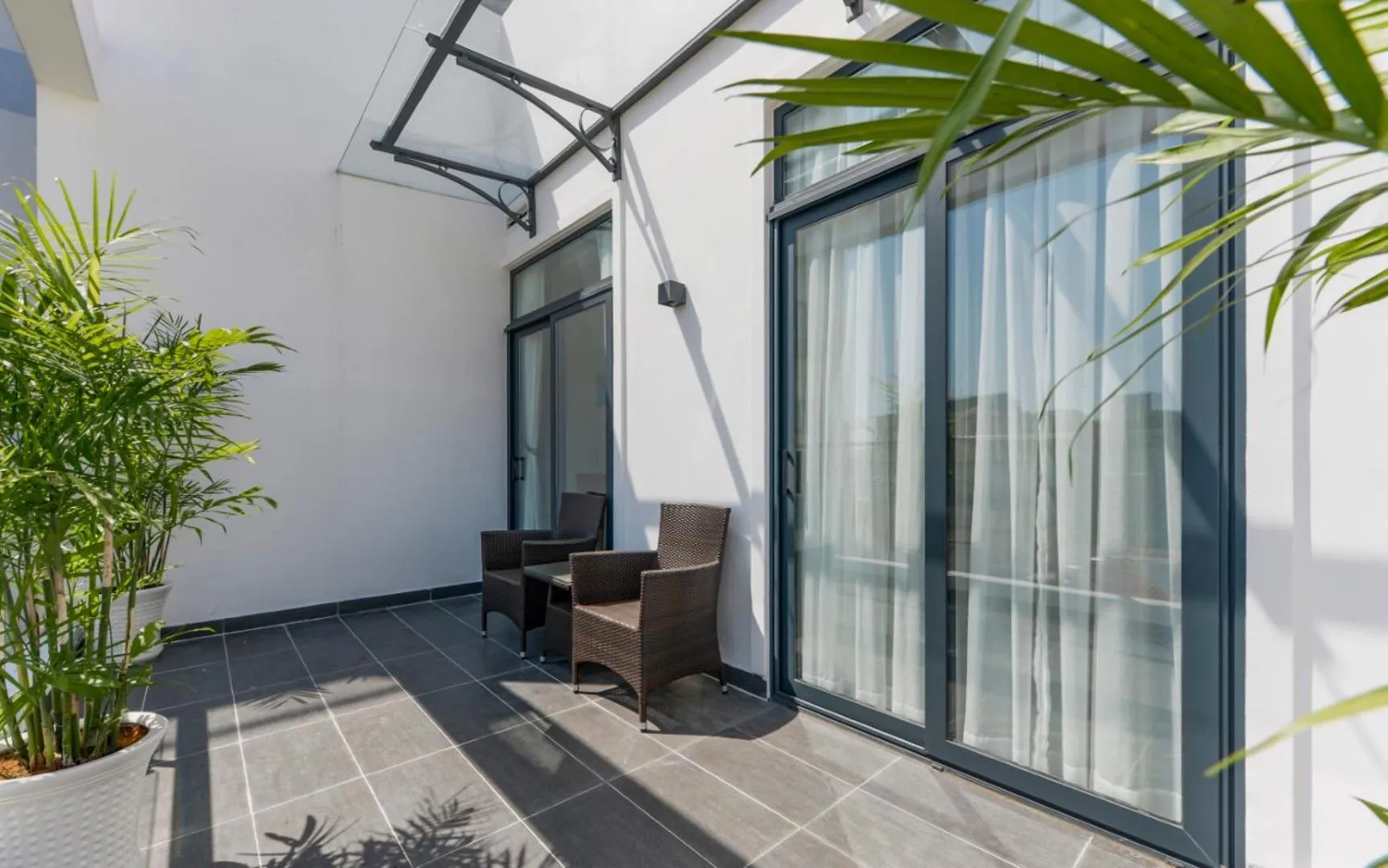 Balcony/Terrace in Aurora Serviced Apartments