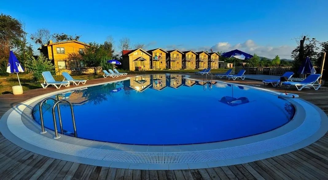 Swimming pool in Agva Gizemli Nehir Hotel