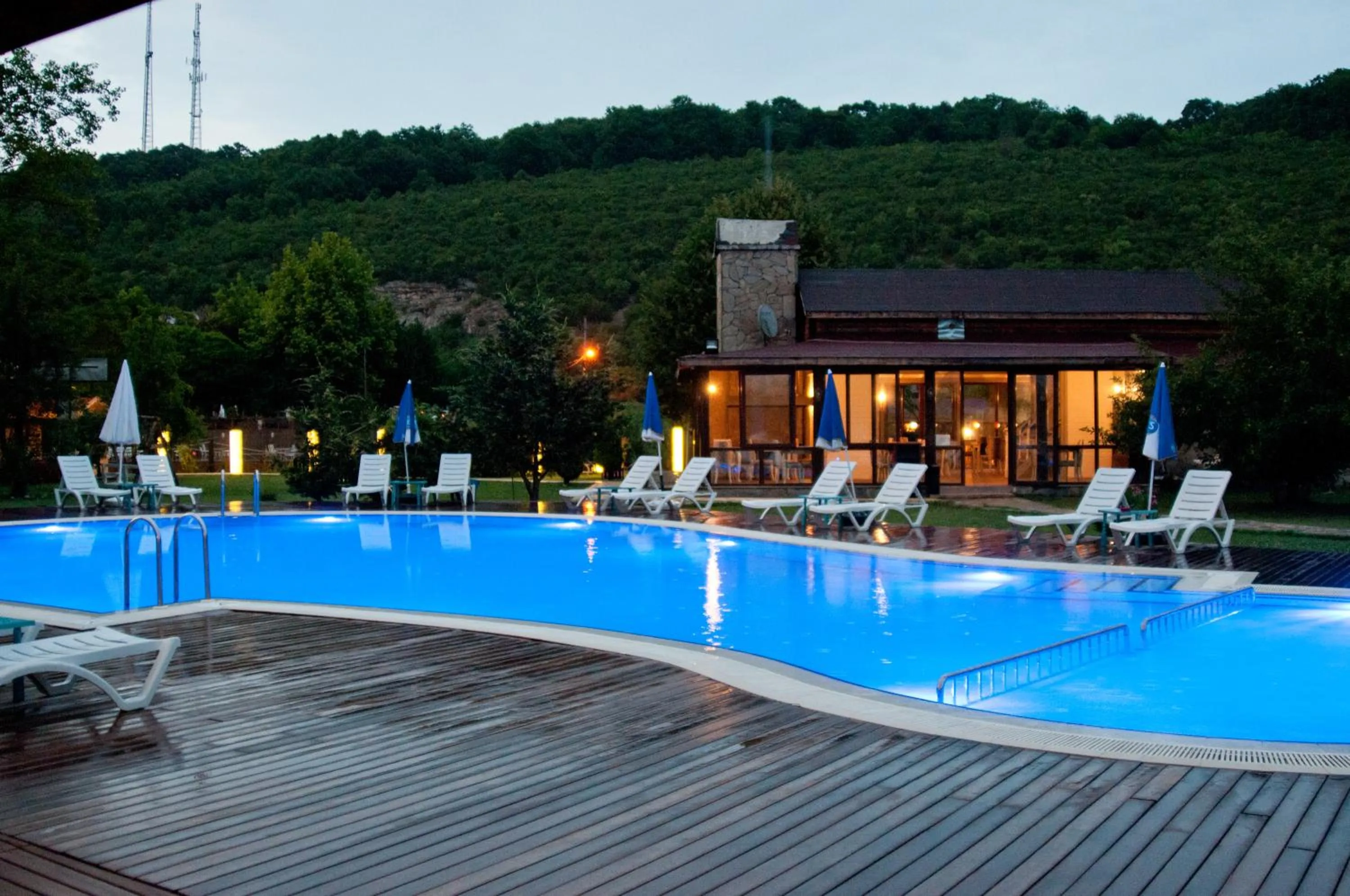 Swimming pool in Agva Gizemli Nehir Hotel