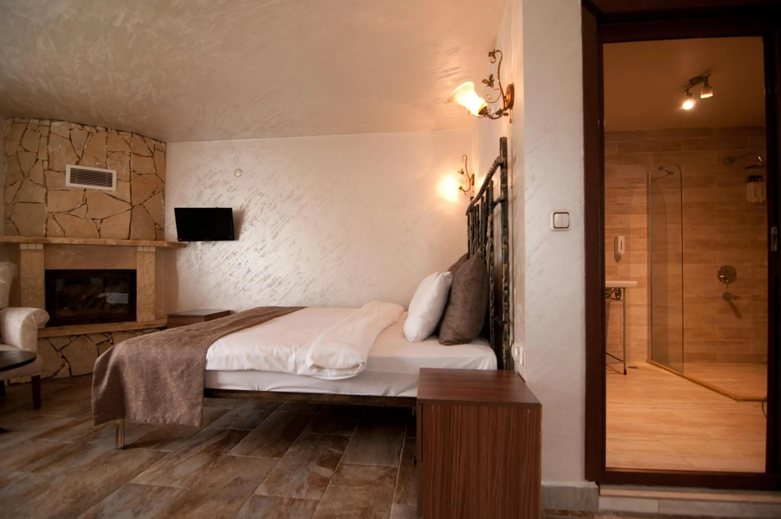 Bed in Agva Gizemli Nehir Hotel