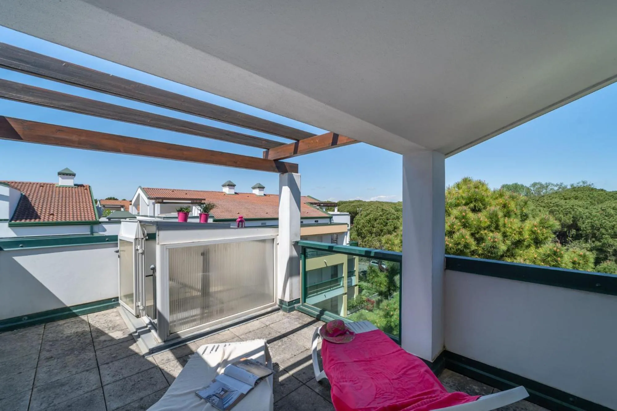 Balcony/Terrace in Residenza Le Altane