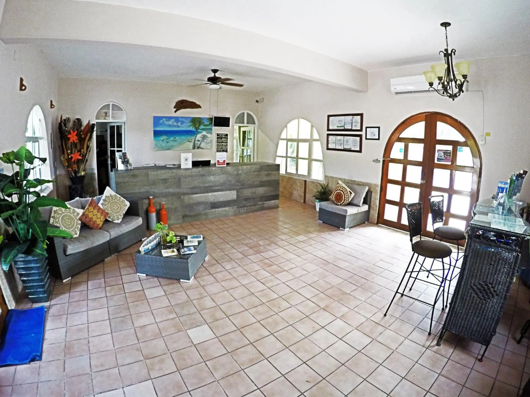 Lobby or reception in Hotel Club Akumal Caribe