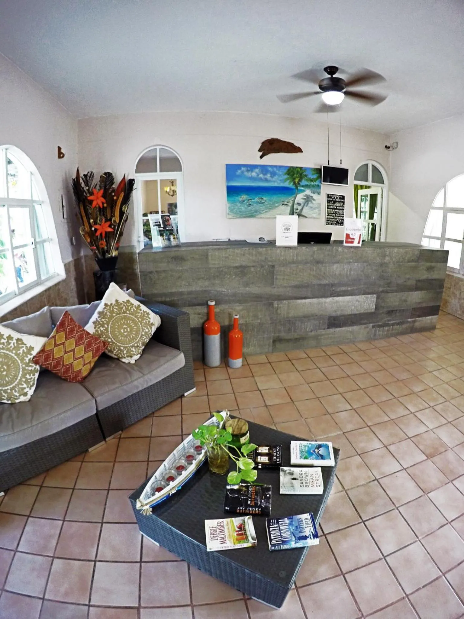 Lobby or reception in Hotel Club Akumal Caribe