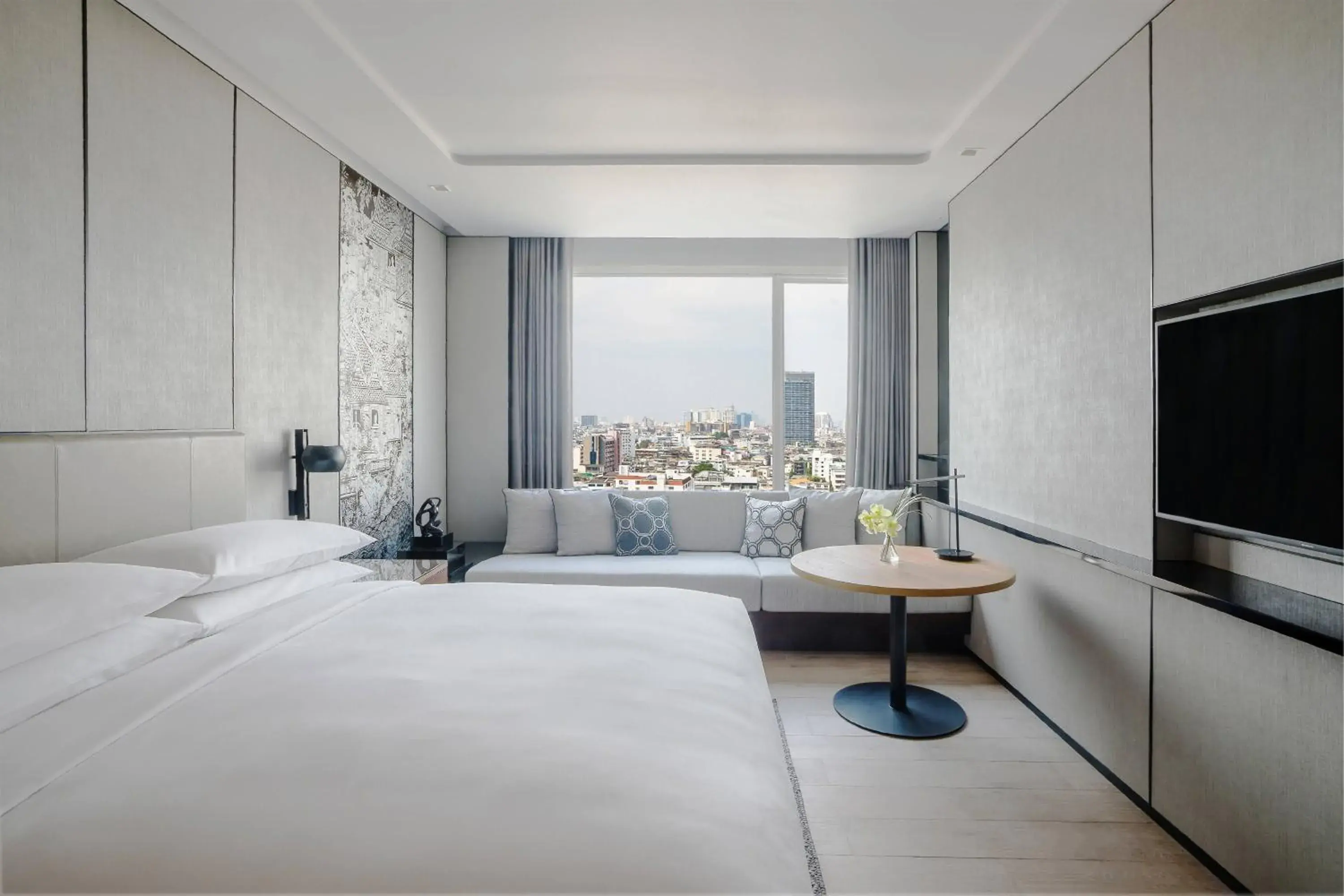 Executive with Club Benefits, 1 King Bed in Bangkok Marriott Hotel The Surawongse Executive with Club Benefits, 1 King Bed in Bangkok Marriott Hotel The Surawongse