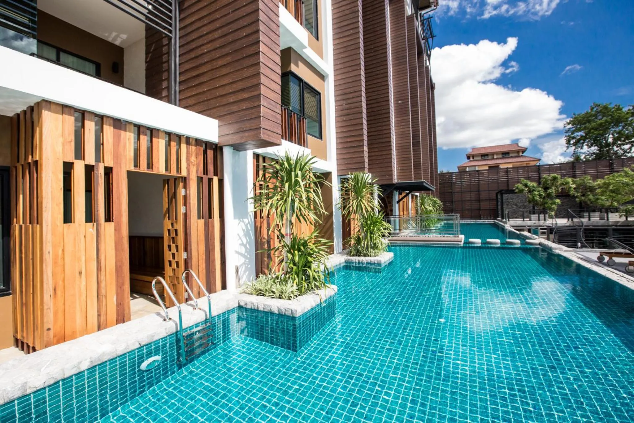 Property building in Natee The Riverfront Hotel Kanchanaburi