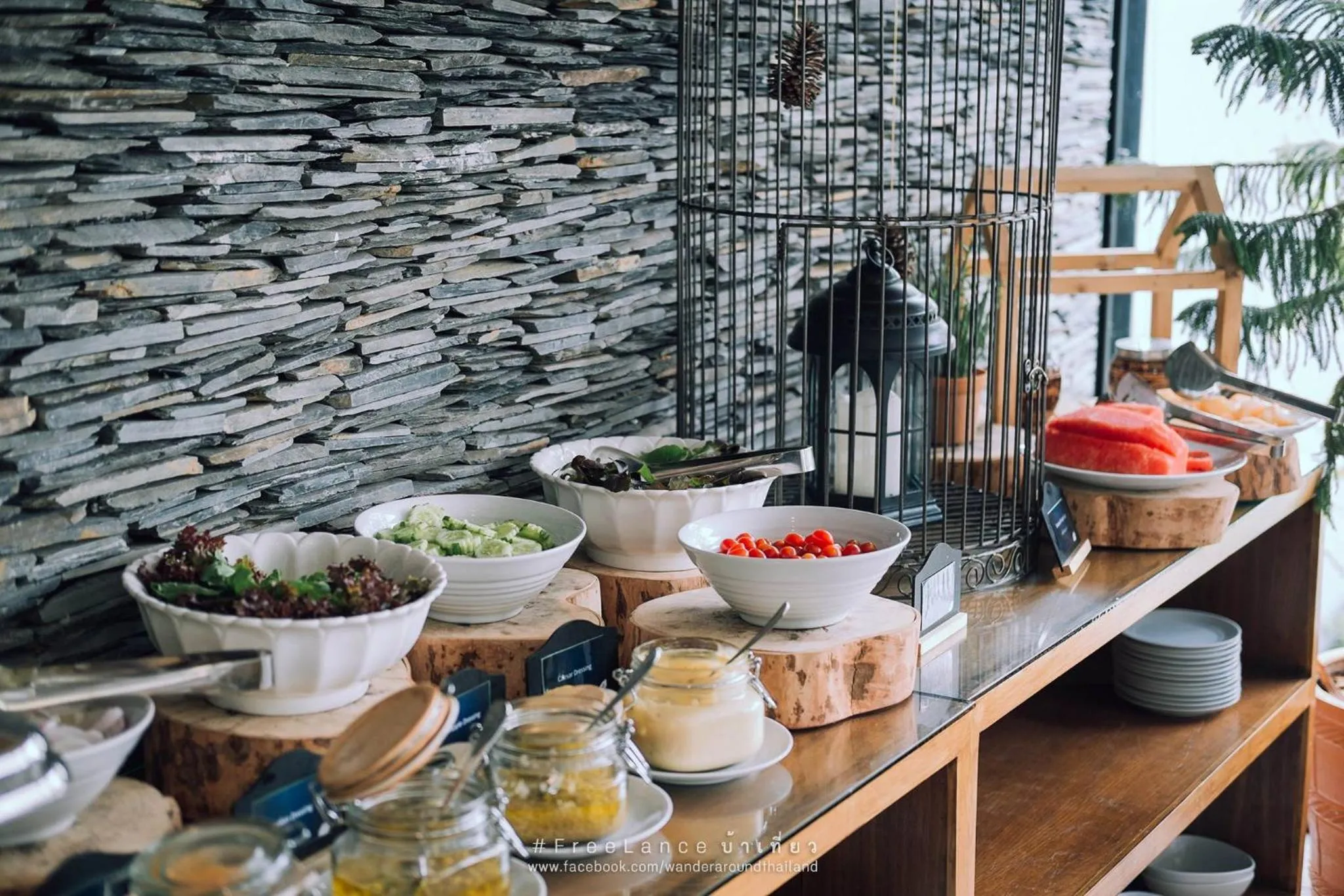 Breakfast in Natee The Riverfront Hotel Kanchanaburi