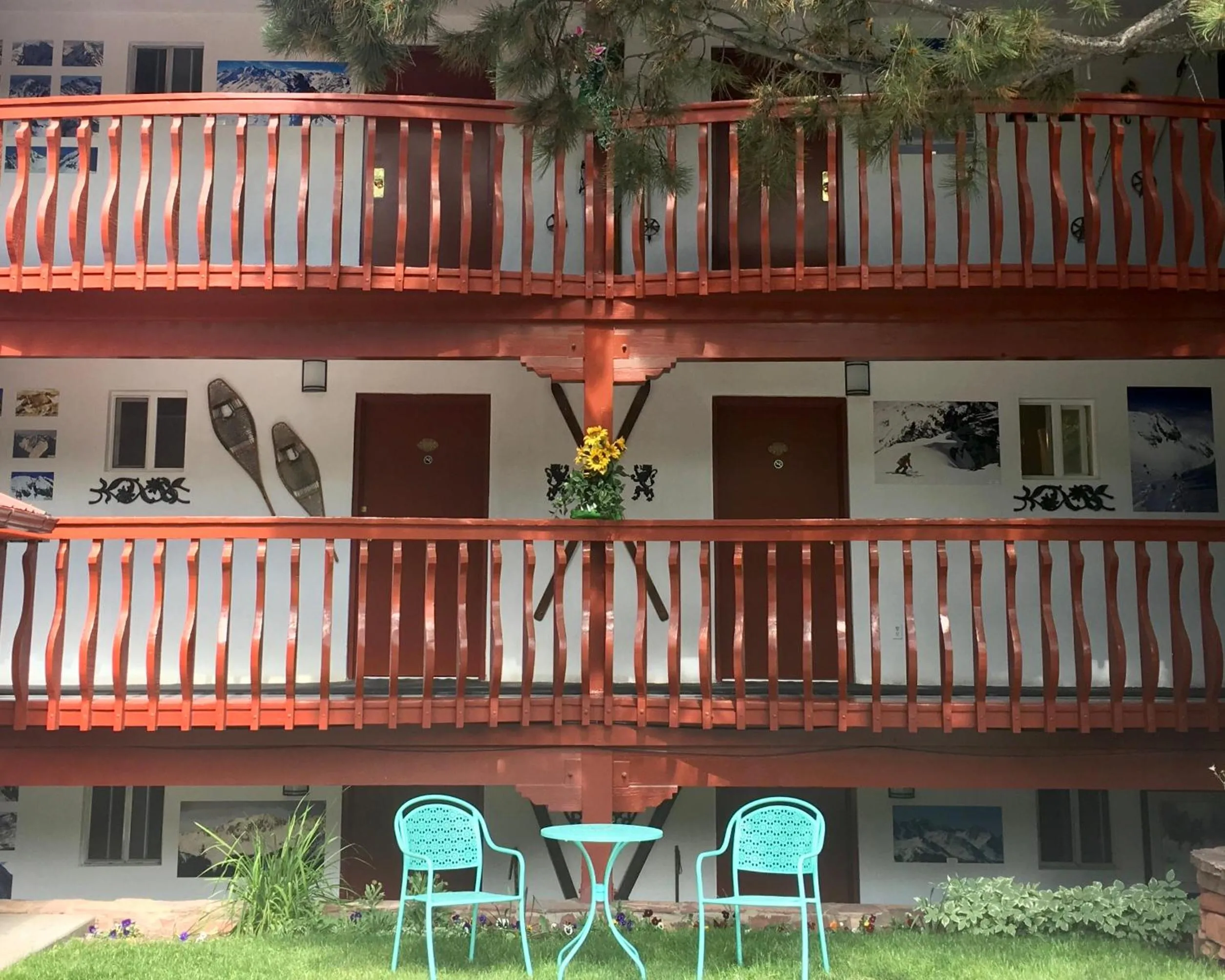 Balcony/Terrace in Tyrolean Lodge