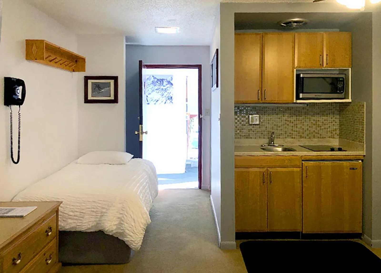 Bed in Tyrolean Lodge